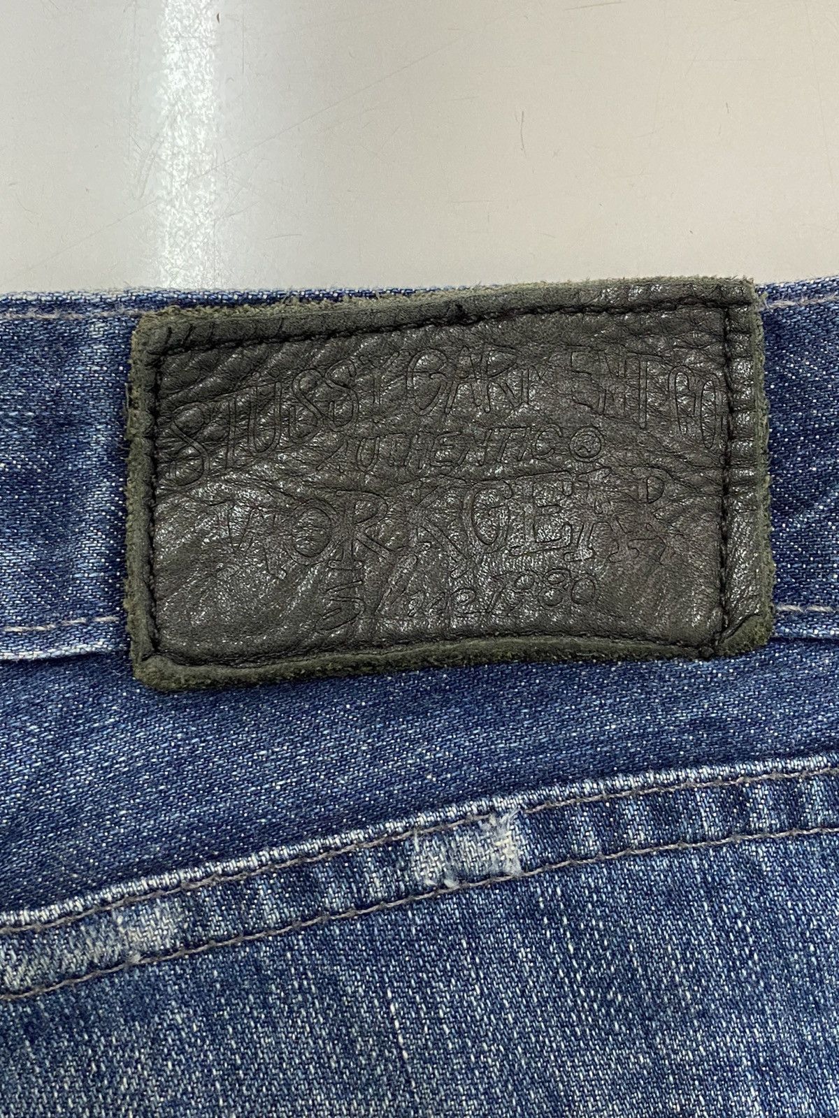 Stussy Vintage STUSSY Workgear Denim Pant W32” Size US 32 / EU 48 - 9 Thumbnail
