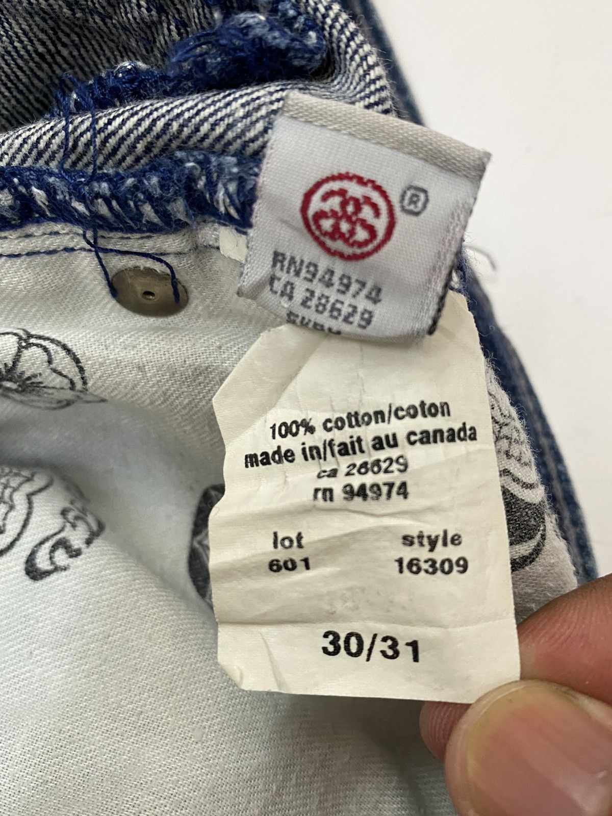 Stussy Vintage STUSSY Workgear Denim Pant W32” Size US 32 / EU 48 - 16 Thumbnail