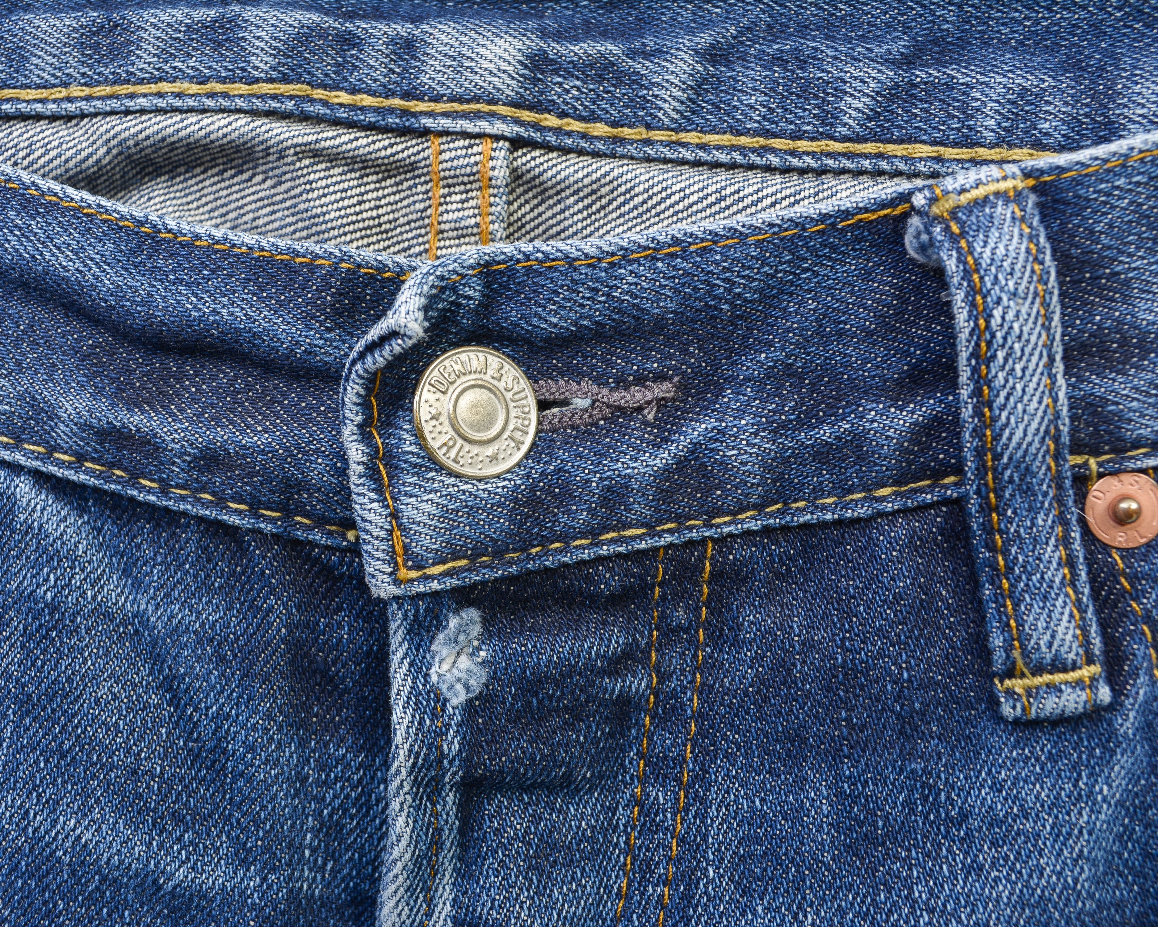 Polo Ralph Lauren W36 L32 Jeans Trousers Denim Regular Straight Button Fly Size US 36 / EU 52 - 3 Thumbnail