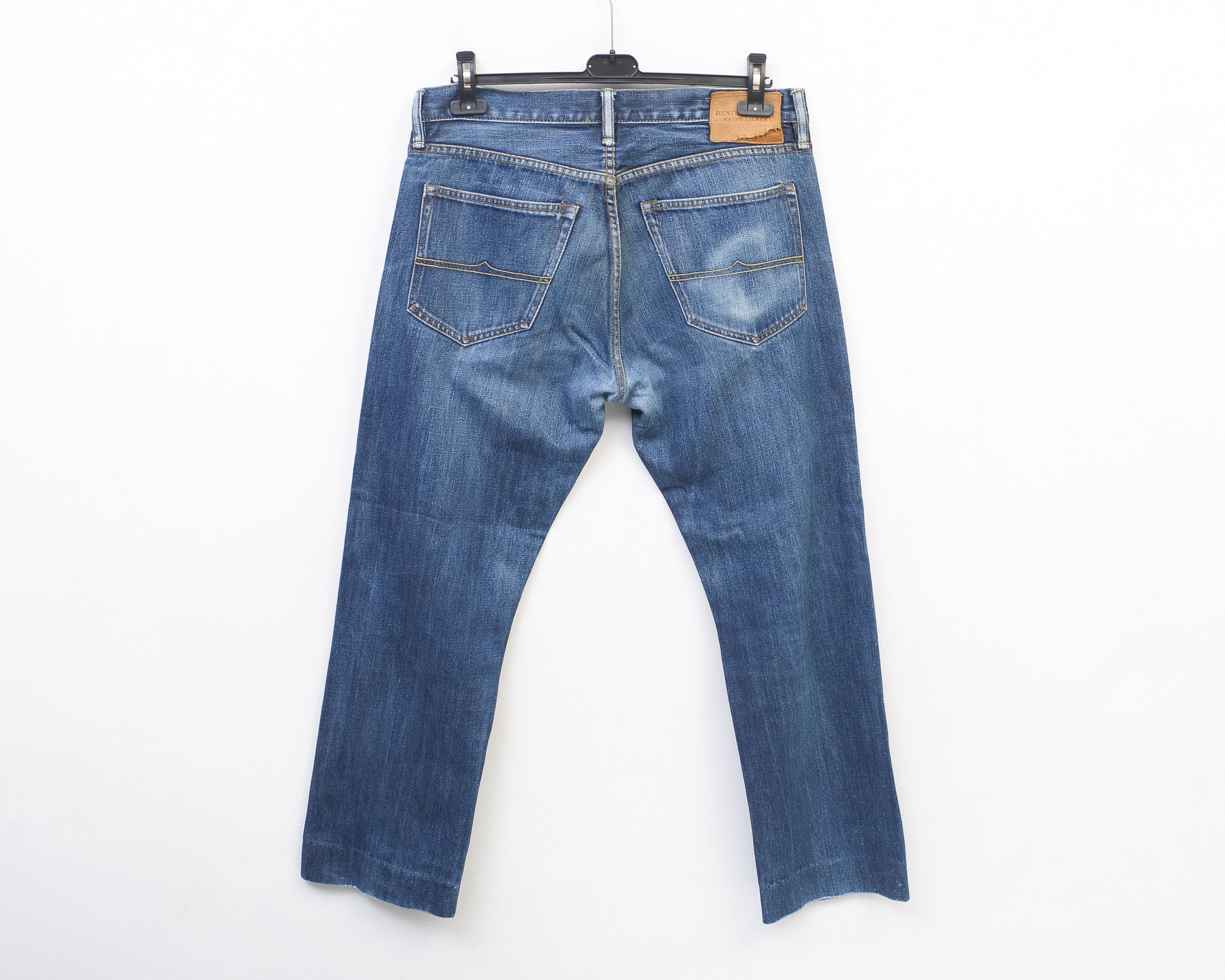Polo Ralph Lauren W36 L32 Jeans Trousers Denim Regular Straight Button Fly Size US 36 / EU 52 - 5 Thumbnail