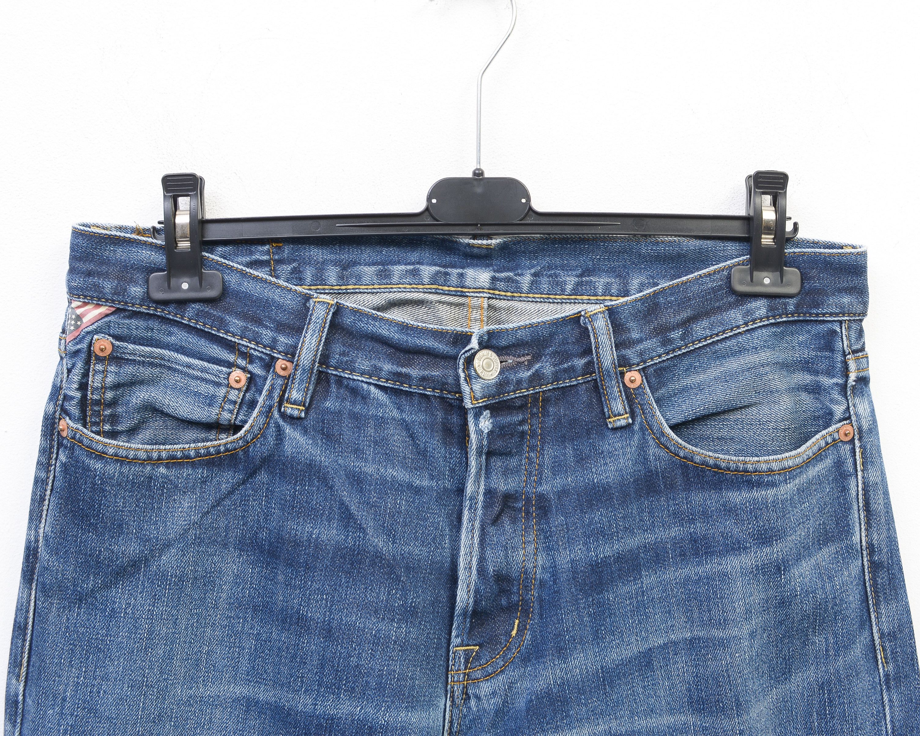 Polo Ralph Lauren W36 L32 Jeans Trousers Denim Regular Straight Button Fly Size US 36 / EU 52 - 2 Thumbnail