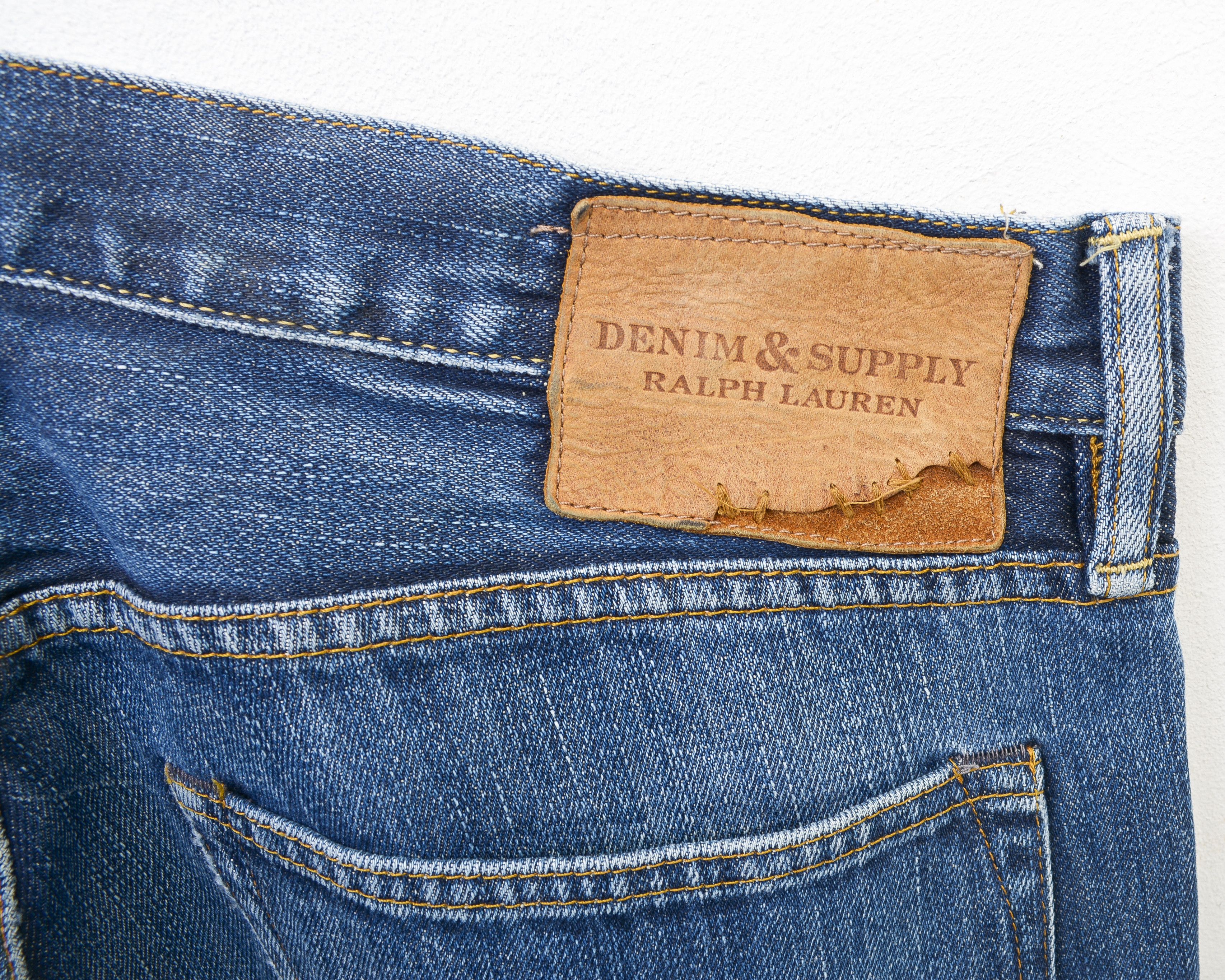 Polo Ralph Lauren W36 L32 Jeans Trousers Denim Regular Straight Button Fly Size US 36 / EU 52 - 6 Thumbnail