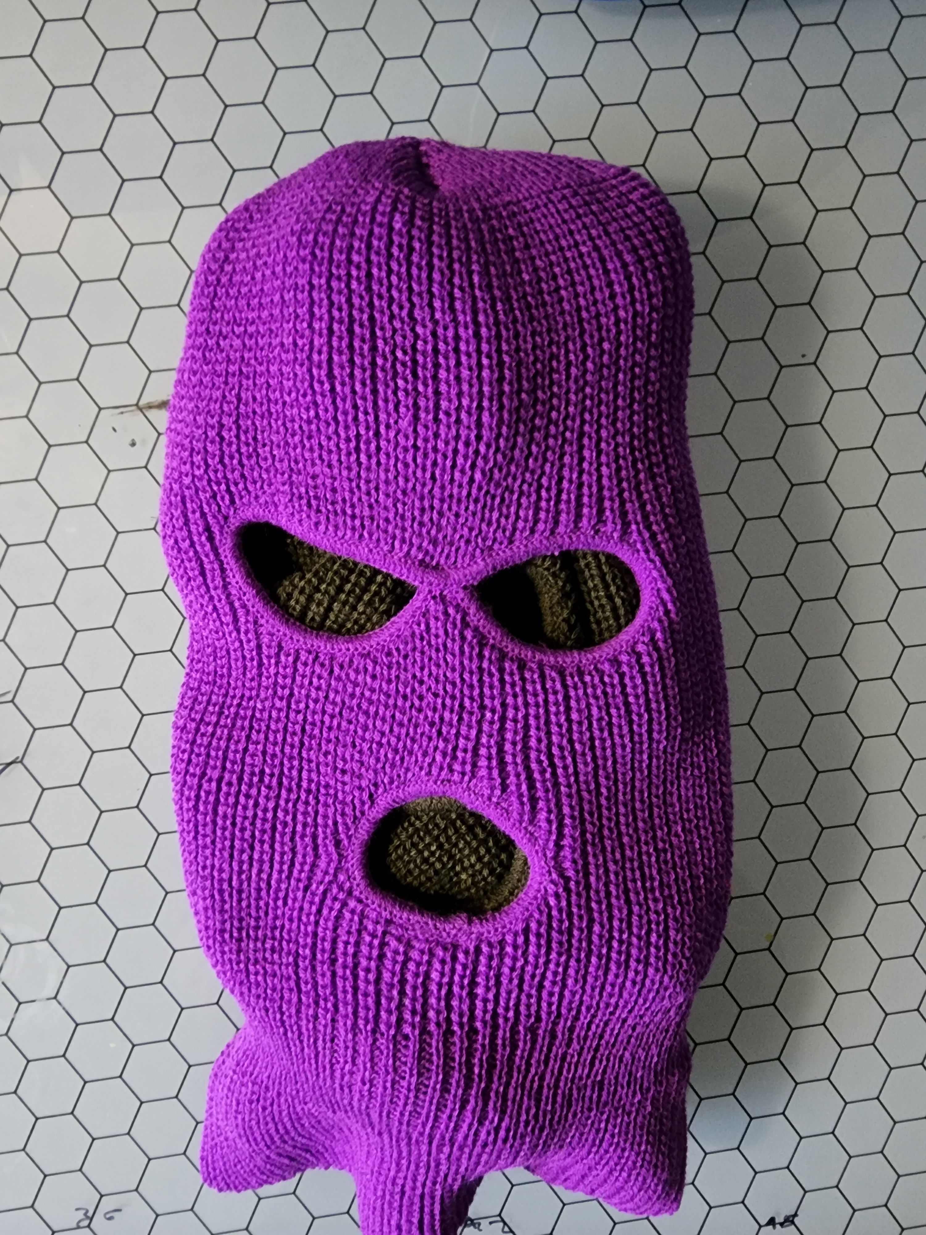 Streetwear Purple Ski Mask Size ONE SIZE - 1 Preview
