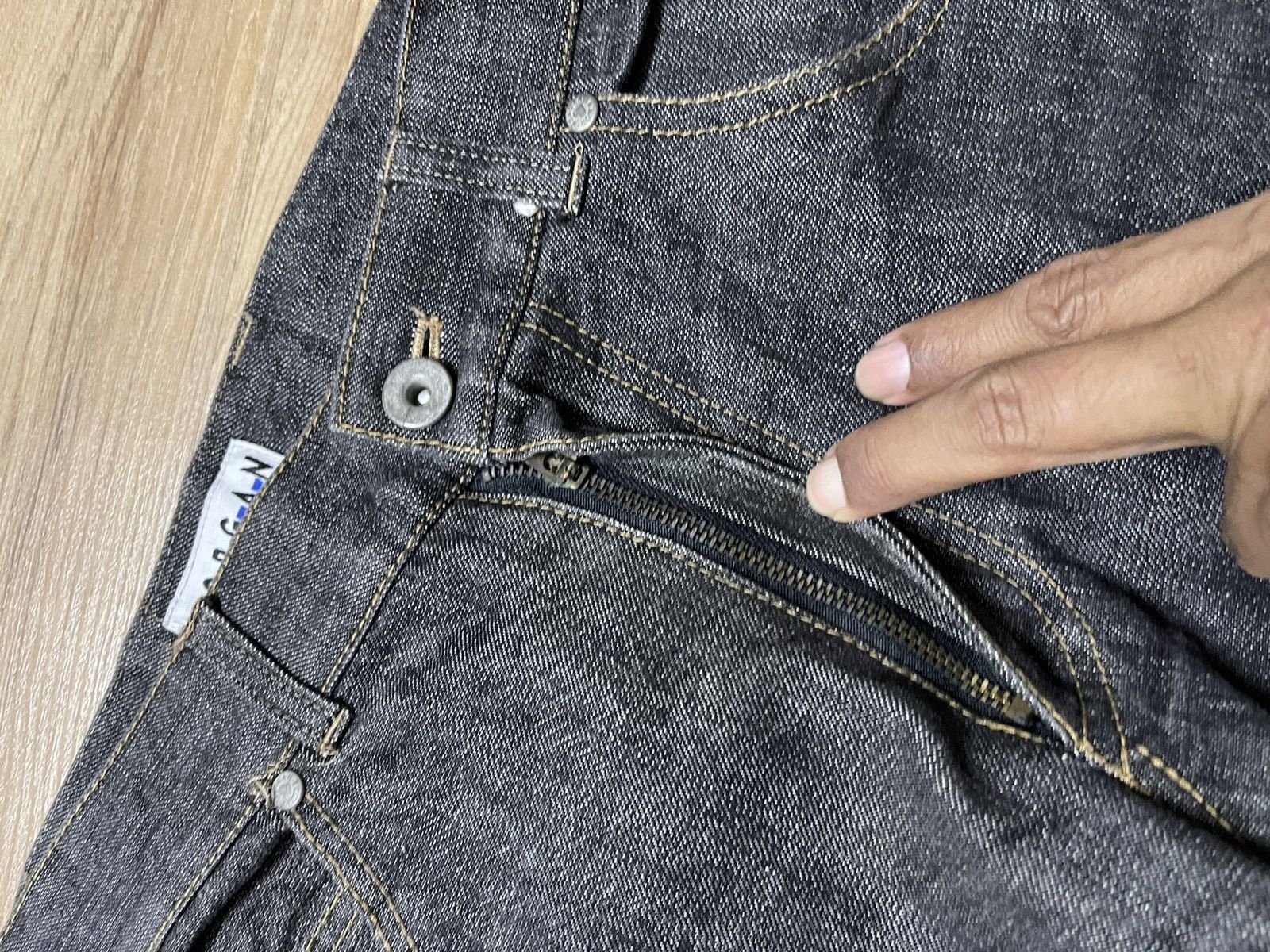 Morgan Homme Vintage Morgan Homme Patch Leg jeans Size US 32 / EU 48 - 2 Thumbnail