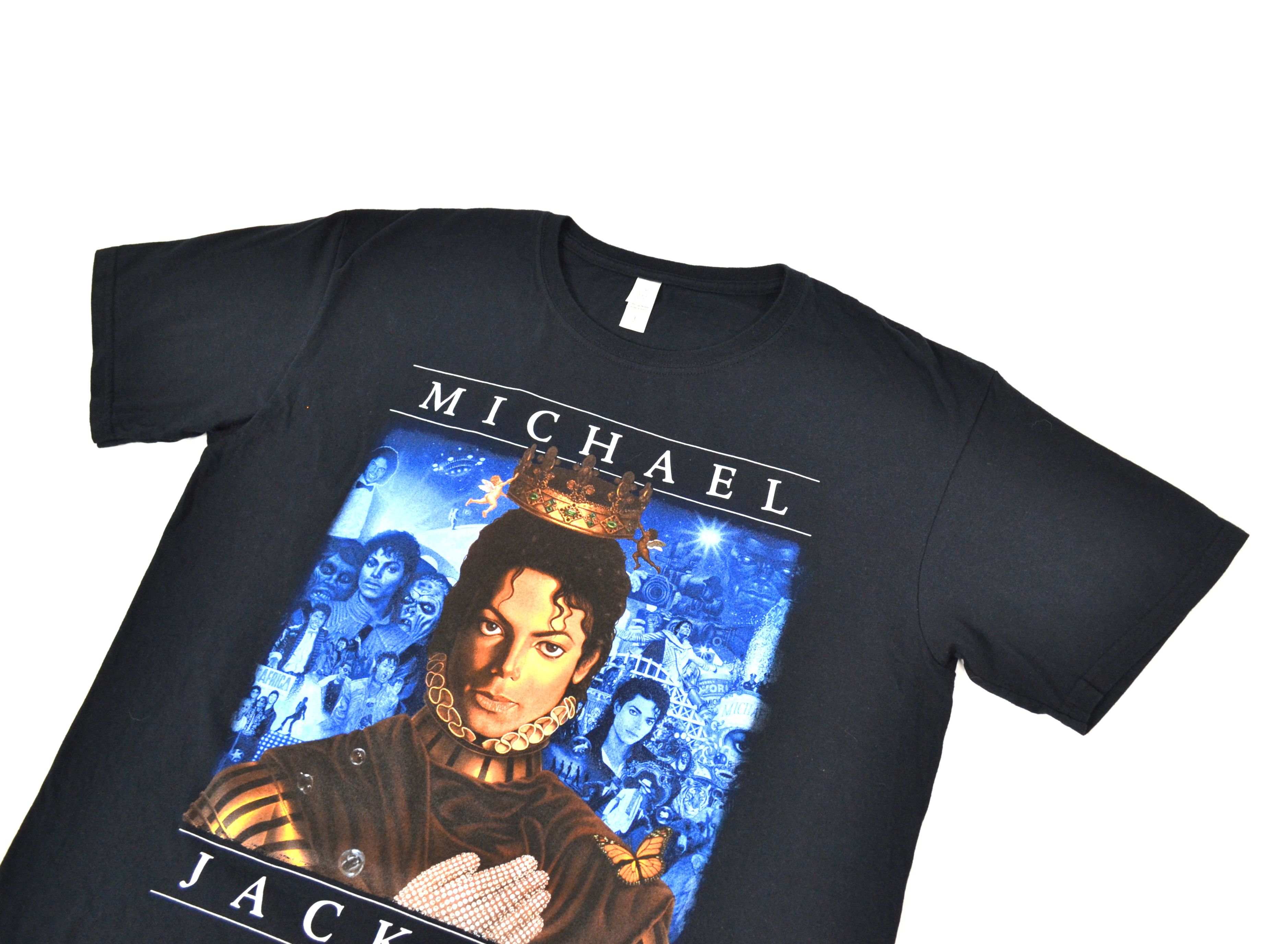 Michael Jackson Michael Jackson Mens T-Shirt King Of Pop 2010 Size L Black Size US L / EU 52-54 / 3 - 2 Thumbnail