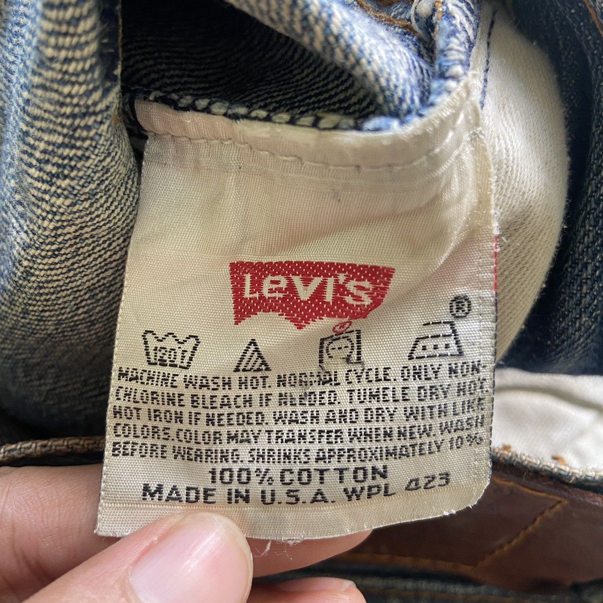 Levi's Vintage Levis 501 Big E Red Line Selvedge Jeans Size US 29 - 9 Thumbnail