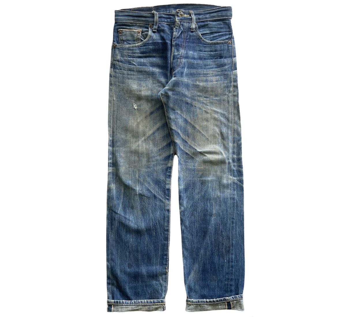 Levi's Vintage Levis 501 Big E Red Line Selvedge Jeans Size US 29 - 1 Thumbnail