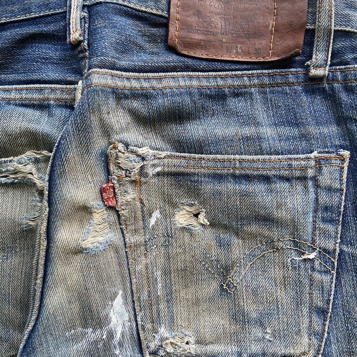 Levi's Vintage Levis 501 Big E Red Line Selvedge Jeans Size US 29 - 7 Thumbnail
