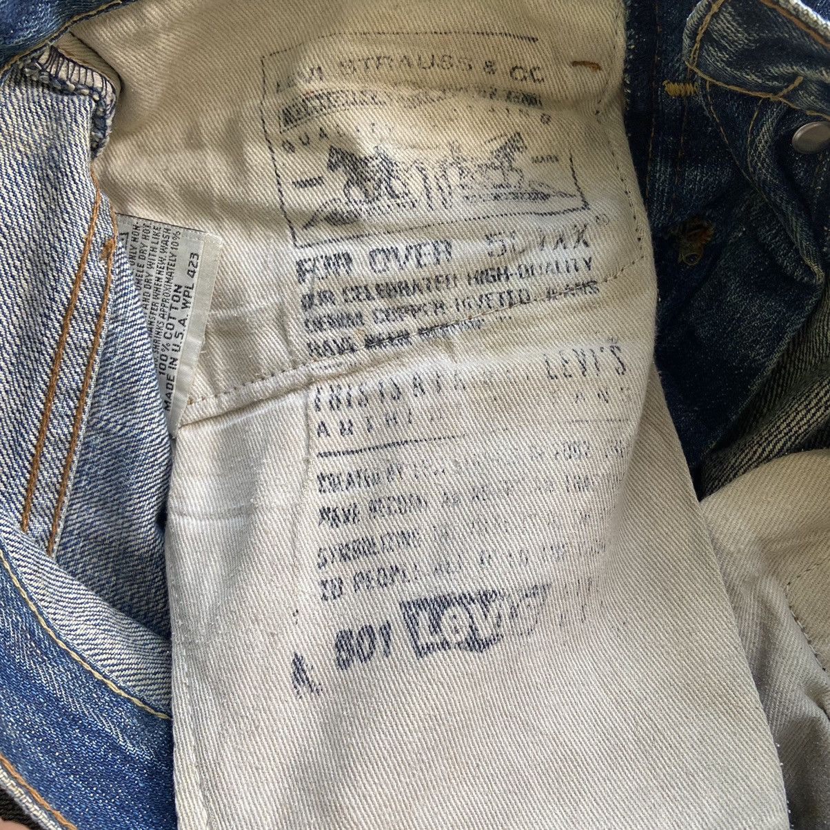 Levi's Vintage Levis 501 Big E Red Line Selvedge Jeans Size US 29 - 8 Thumbnail