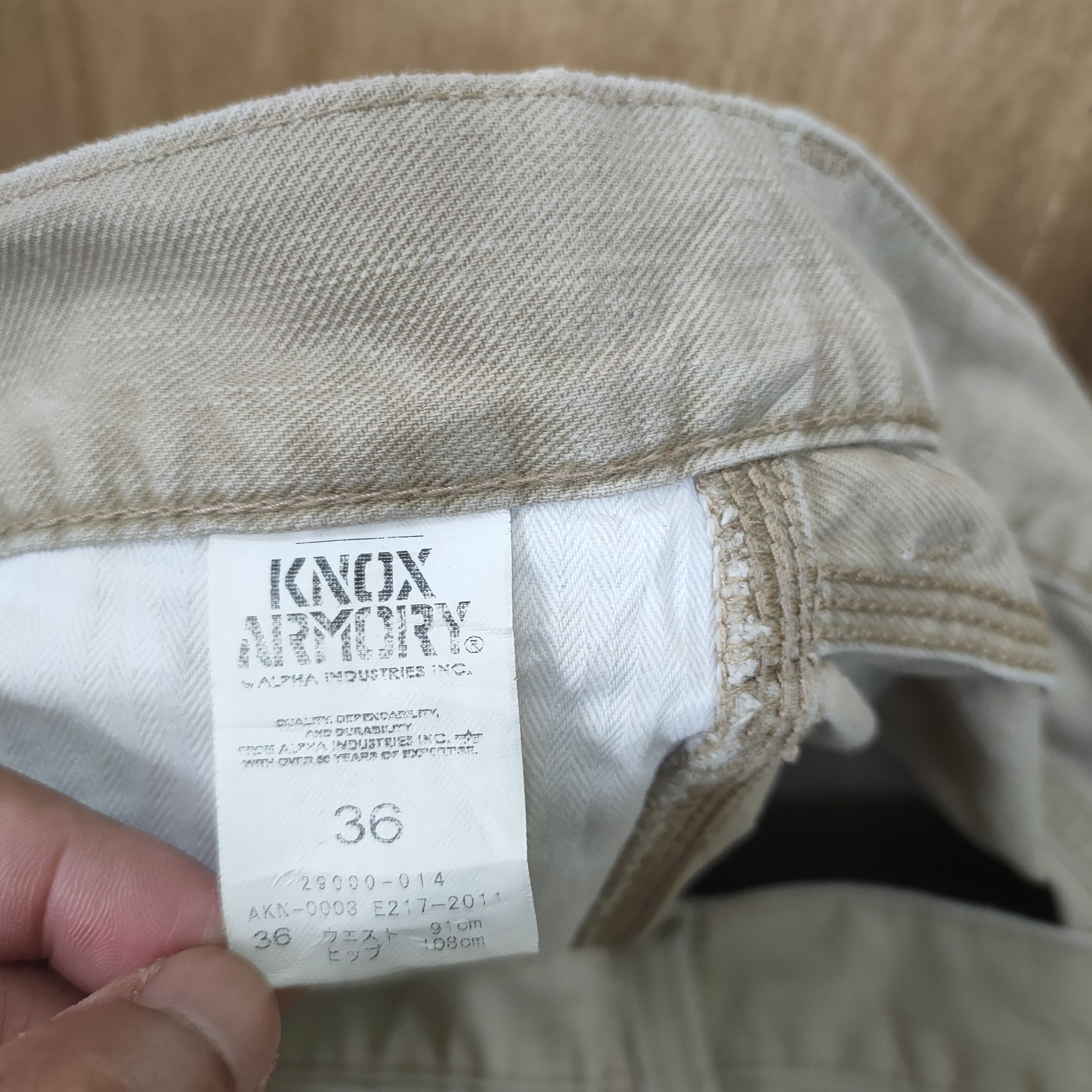 Alpha Industries × Vintage KNOX ARMORY ALPHA INDUSTRIES CARGO PANTS Size US 36 / EU 52 - 12 Thumbnail