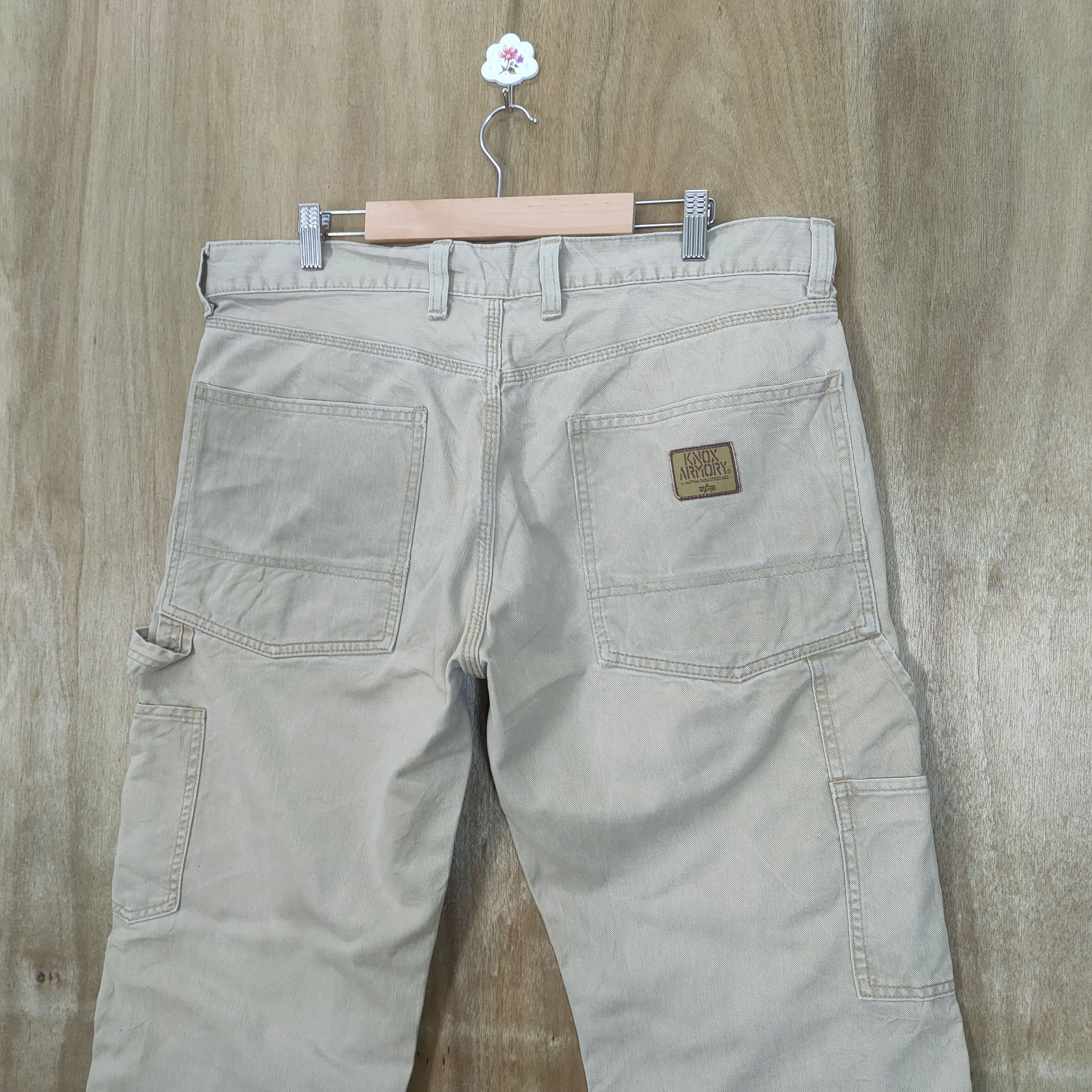 Alpha Industries × Vintage KNOX ARMORY ALPHA INDUSTRIES CARGO PANTS Size US 36 / EU 52 - 9 Thumbnail