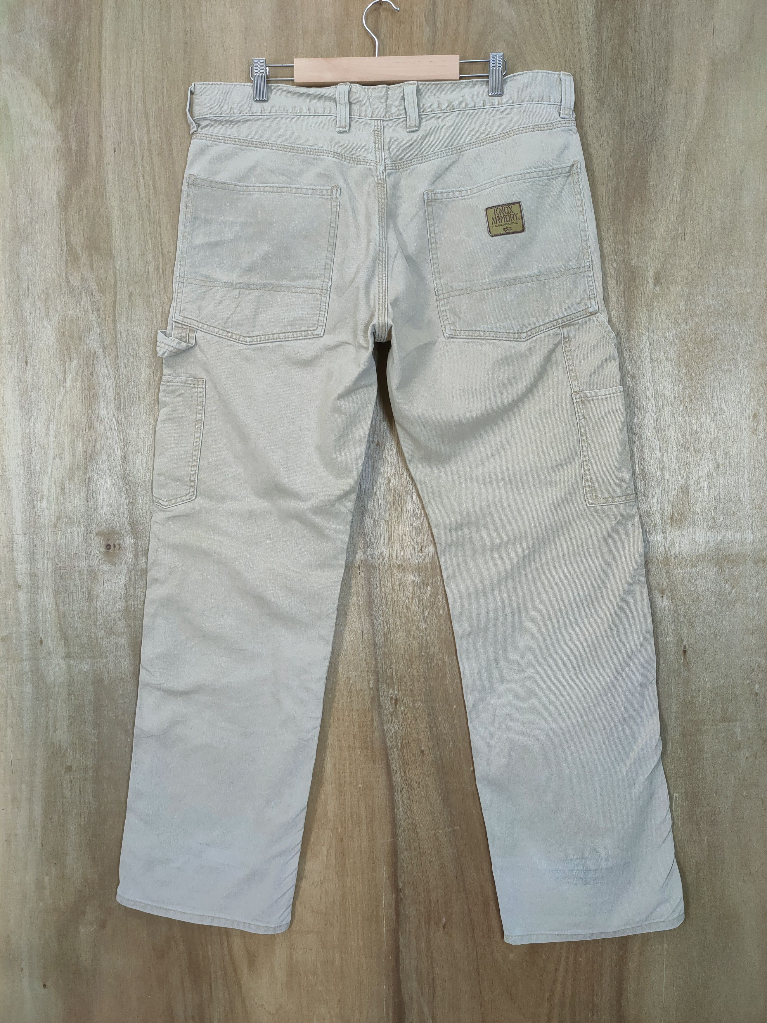 Alpha Industries × Vintage KNOX ARMORY ALPHA INDUSTRIES CARGO PANTS Size US 36 / EU 52 - 4 Thumbnail