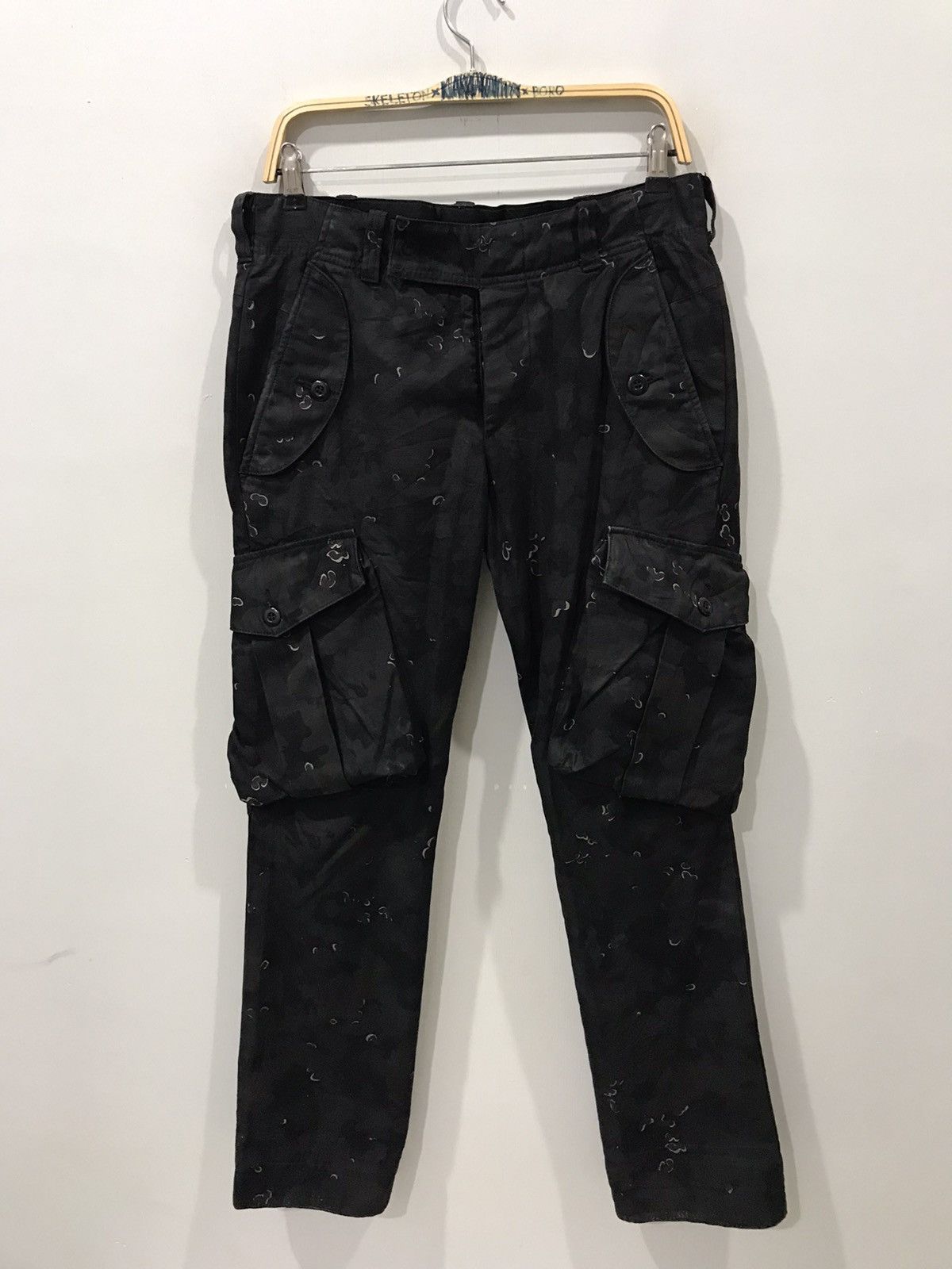 Designer × Japanese Brand AG WAREHOUSE Japan Designer Floral Full Print Cargo Pant Size US 33 - 1 Thumbnail
