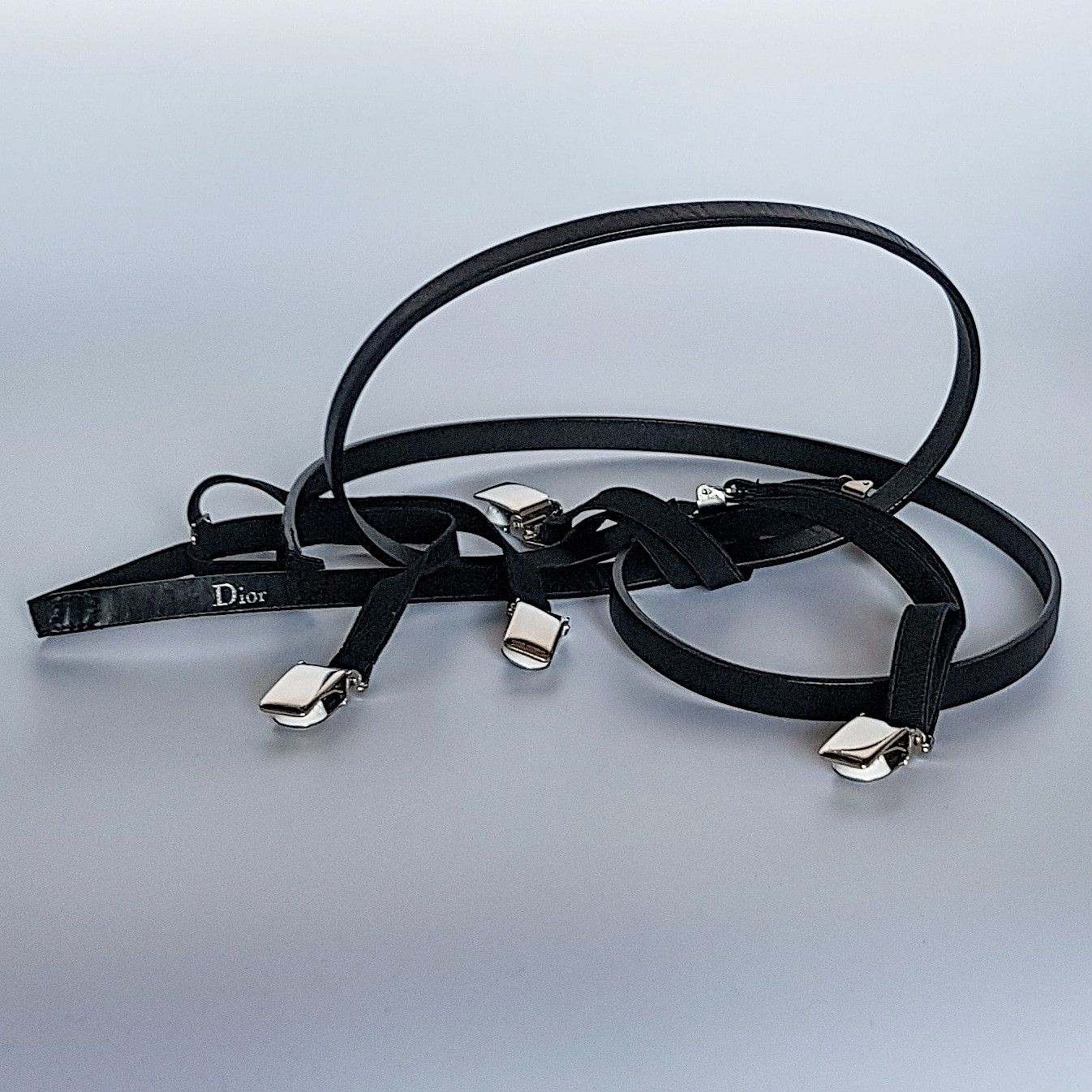 dior homme 06ss ジャンク品　サスペンダー Dior Dior HOMME SS06 Black Suspenders | Grailed