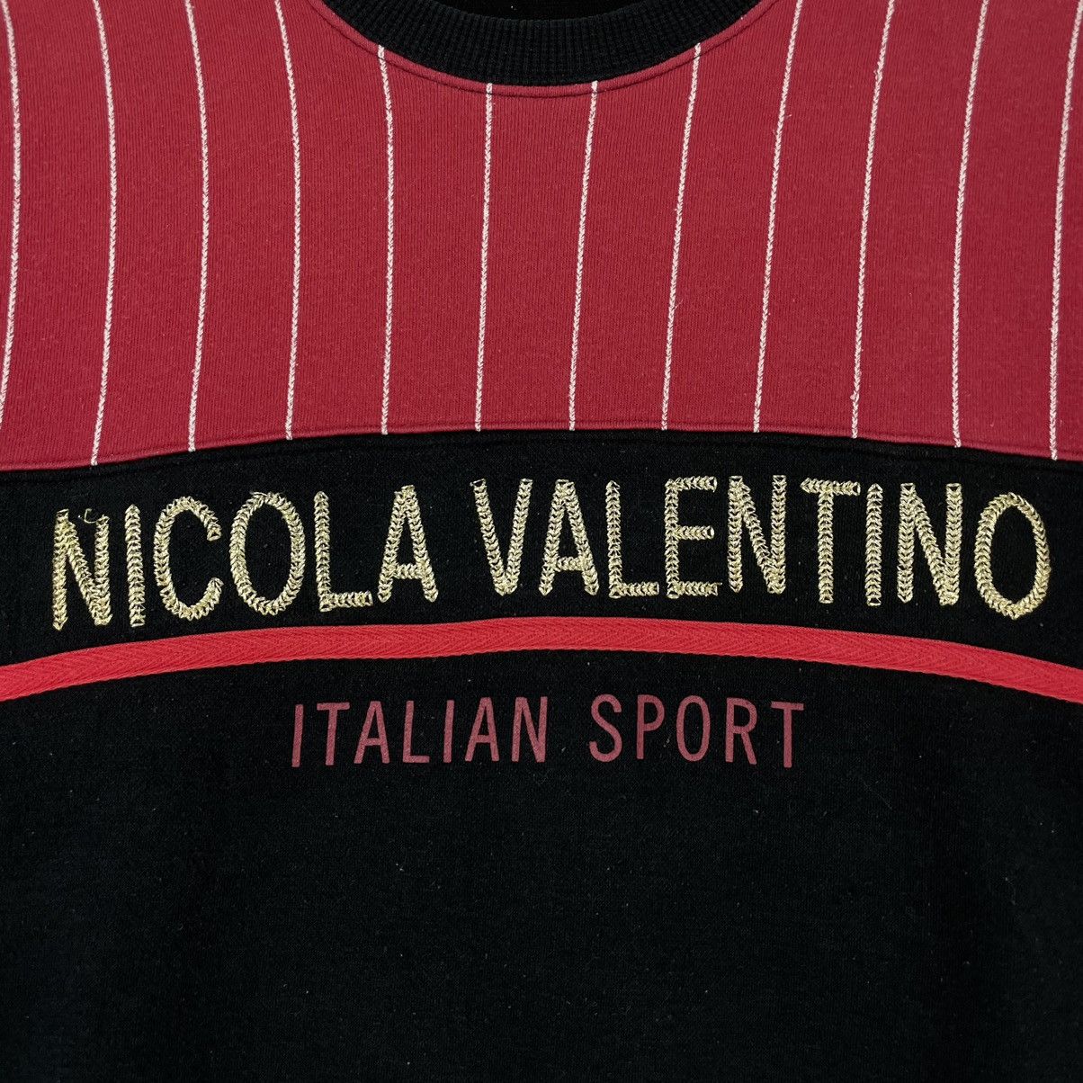 Designer × Valentino × Vintage Nicola Valentino Sweatshirt Jumper Pullover Sweater Size US M / EU 48-50 / 2 - 2 Thumbnail