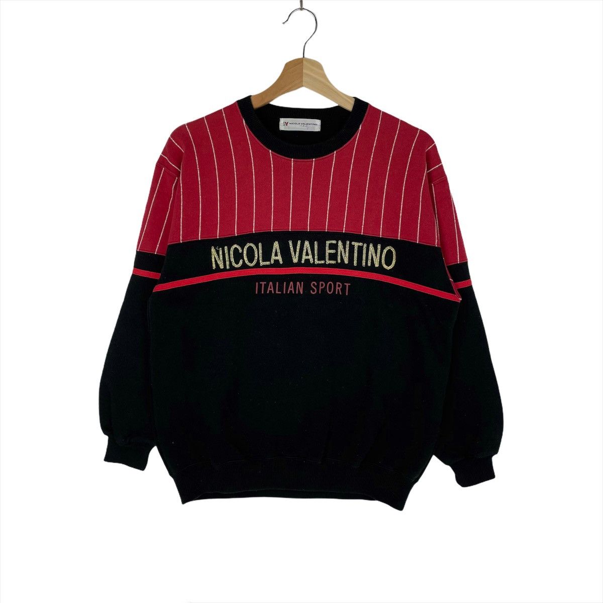 Designer × Valentino × Vintage Nicola Valentino Sweatshirt Jumper Pullover Sweater Size US M / EU 48-50 / 2 - 1 Thumbnail
