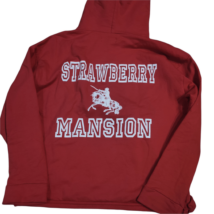 Unwanted Unwanted Strawberry Mansion Hoodie Red XL | Grailed