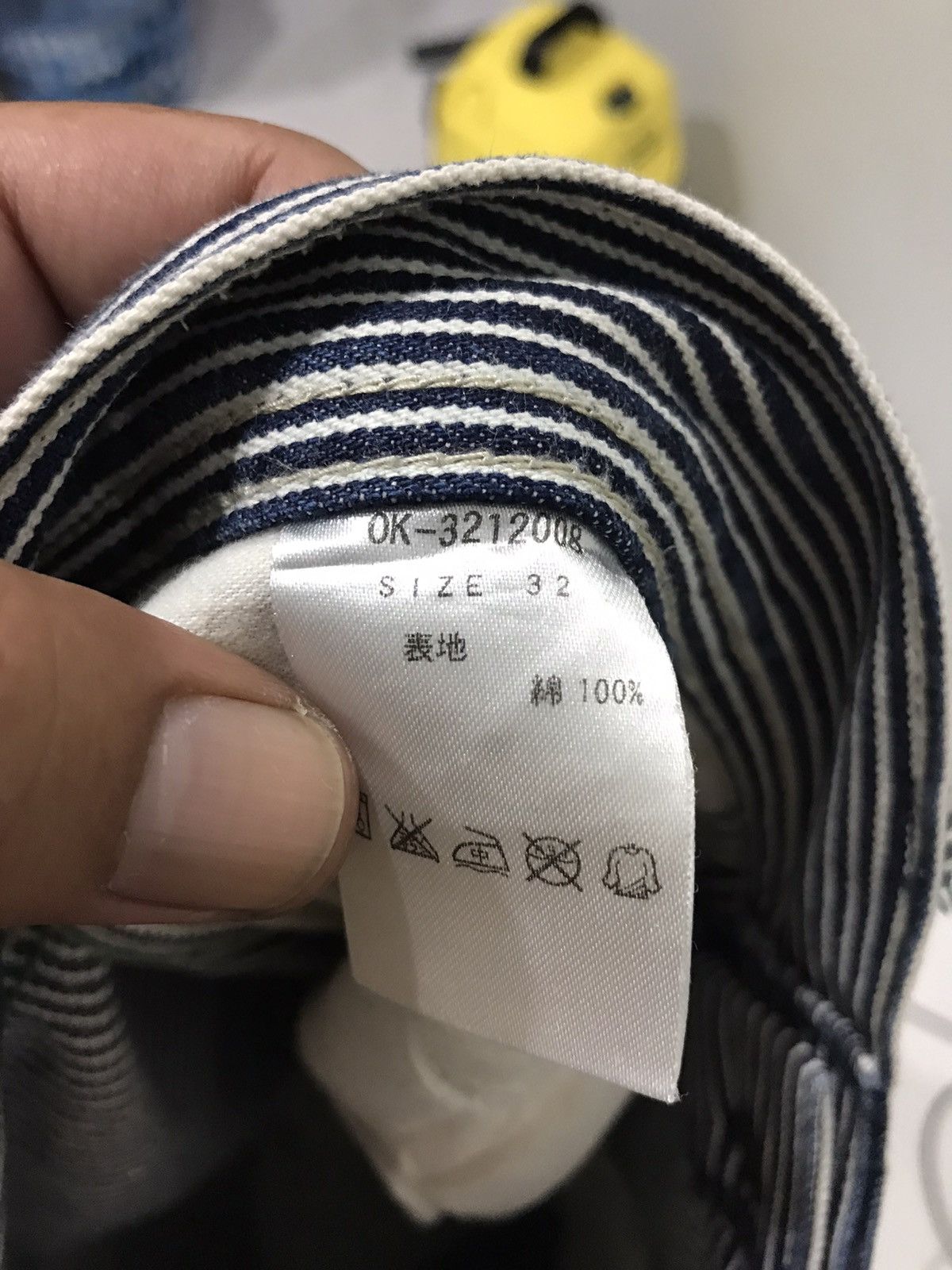 Japanese Brand OSHKOSH Classic Hickory Stripe Carpenter Denim Size US 32 / EU 48 - 11 Thumbnail