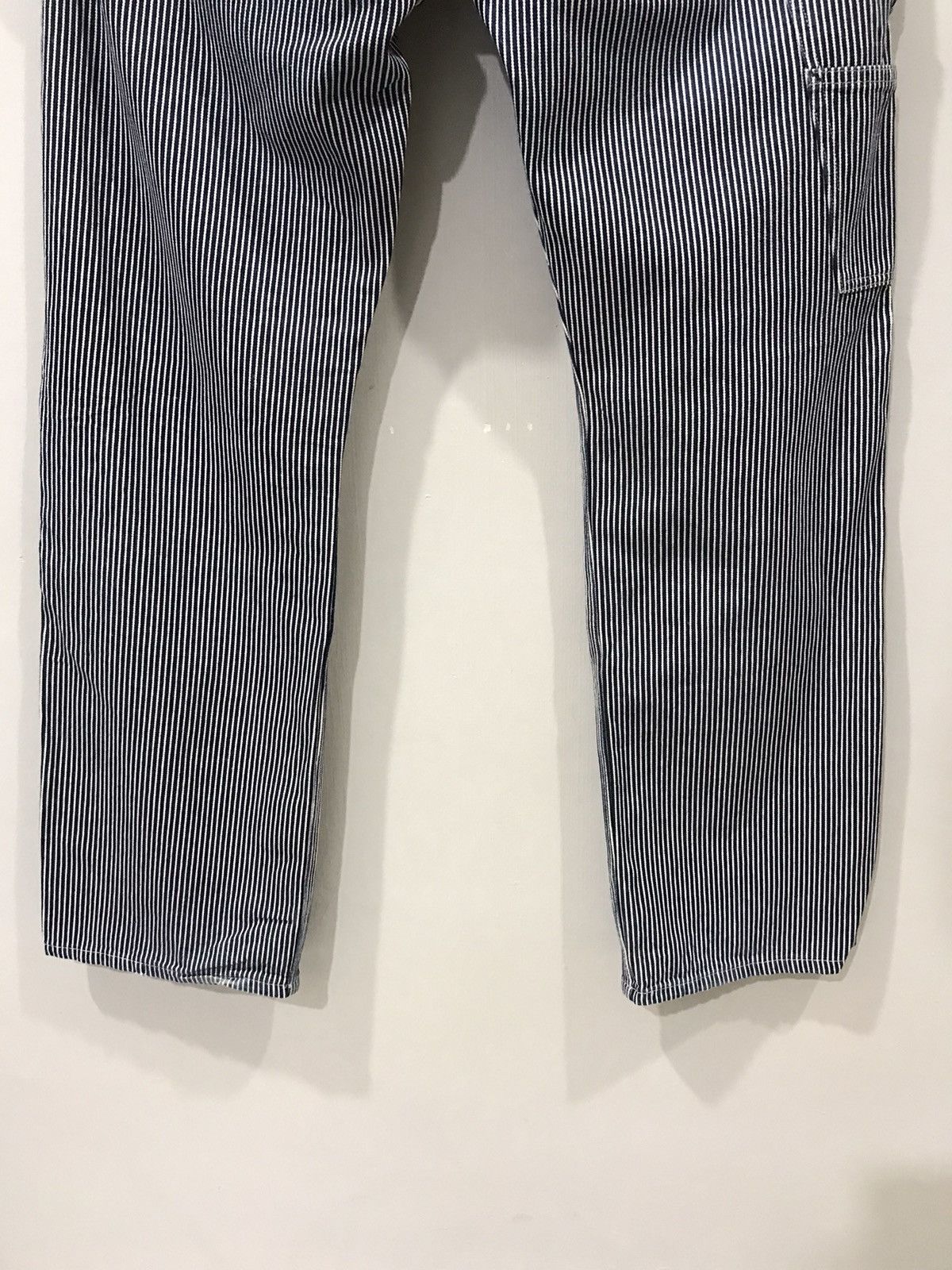Japanese Brand OSHKOSH Classic Hickory Stripe Carpenter Denim Size US 32 / EU 48 - 9 Thumbnail