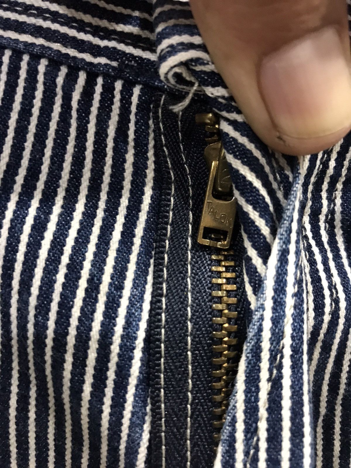 Japanese Brand OSHKOSH Classic Hickory Stripe Carpenter Denim Size US 32 / EU 48 - 5 Thumbnail