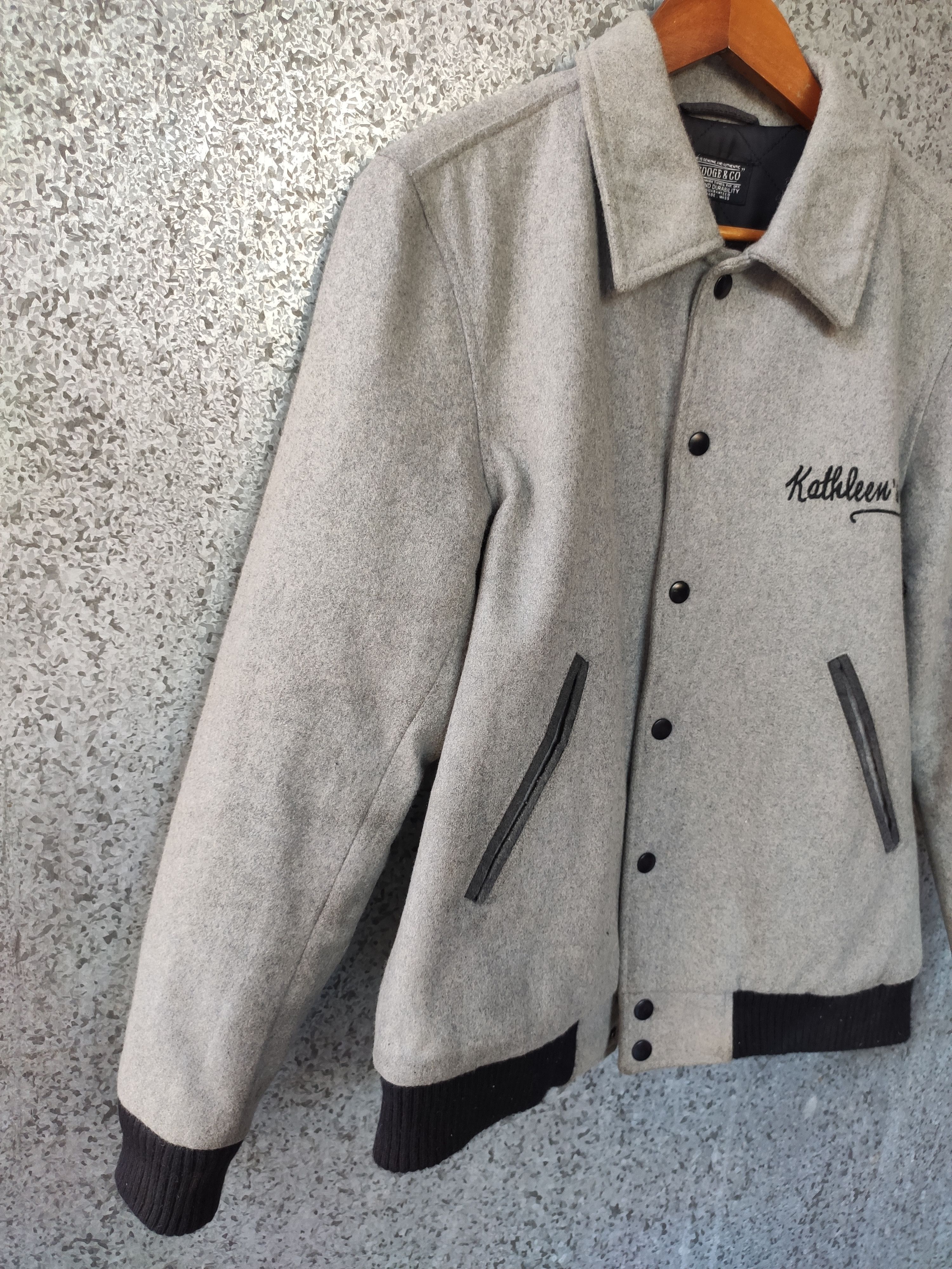 Japanese Brand Stooge & Co jacket Wool embroidery Size US S / EU 44-46 / 1 - 3 Thumbnail