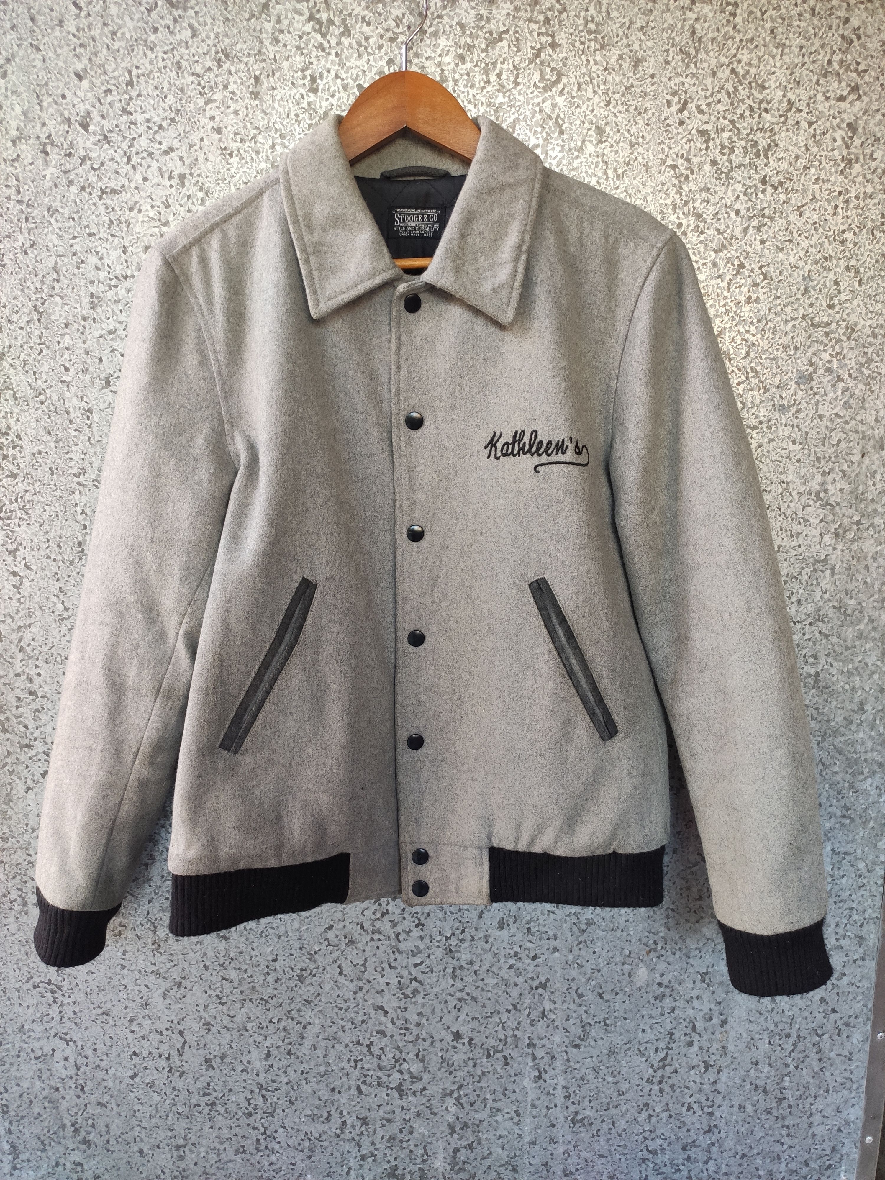 Japanese Brand Stooge & Co jacket Wool embroidery Size US S / EU 44-46 / 1 - 5 Thumbnail