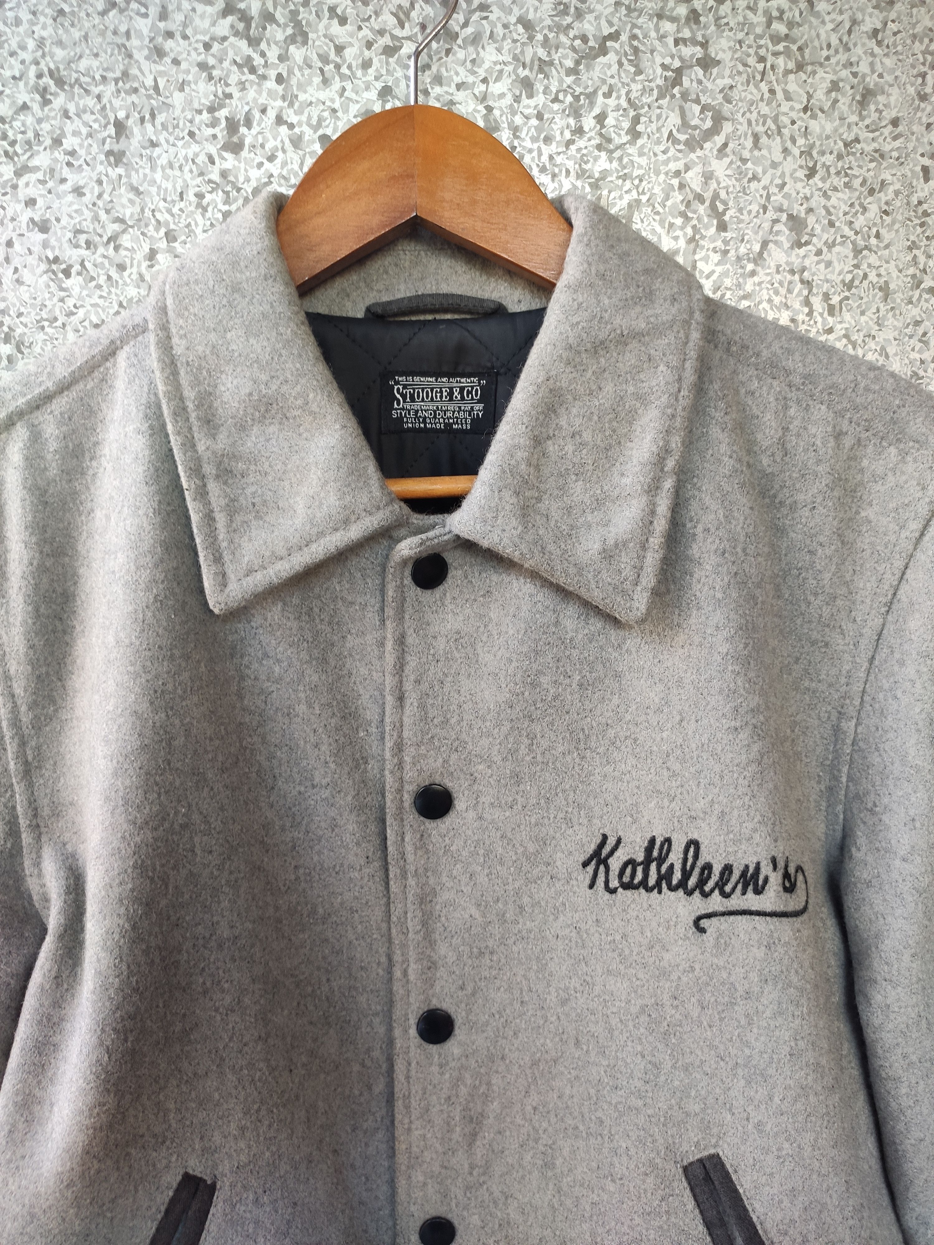 Japanese Brand Stooge & Co jacket Wool embroidery Size US S / EU 44-46 / 1 - 4 Thumbnail