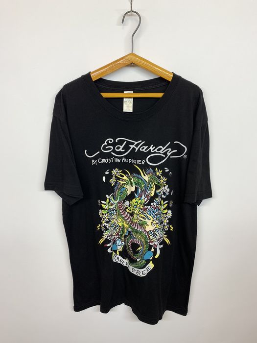 Vintage Rare Vintage T-Shirt Ed Hardy by Christian Audigier 90’s | Grailed