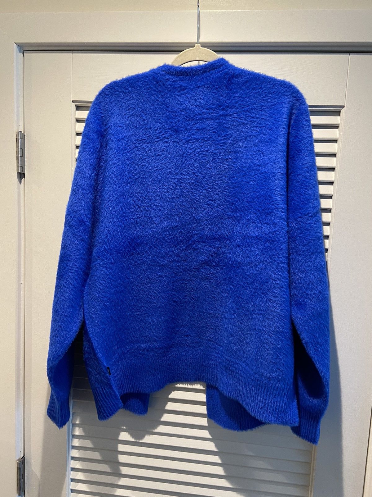 Stussy Stussy Shaggy Cardigan Royal Blue | Grailed