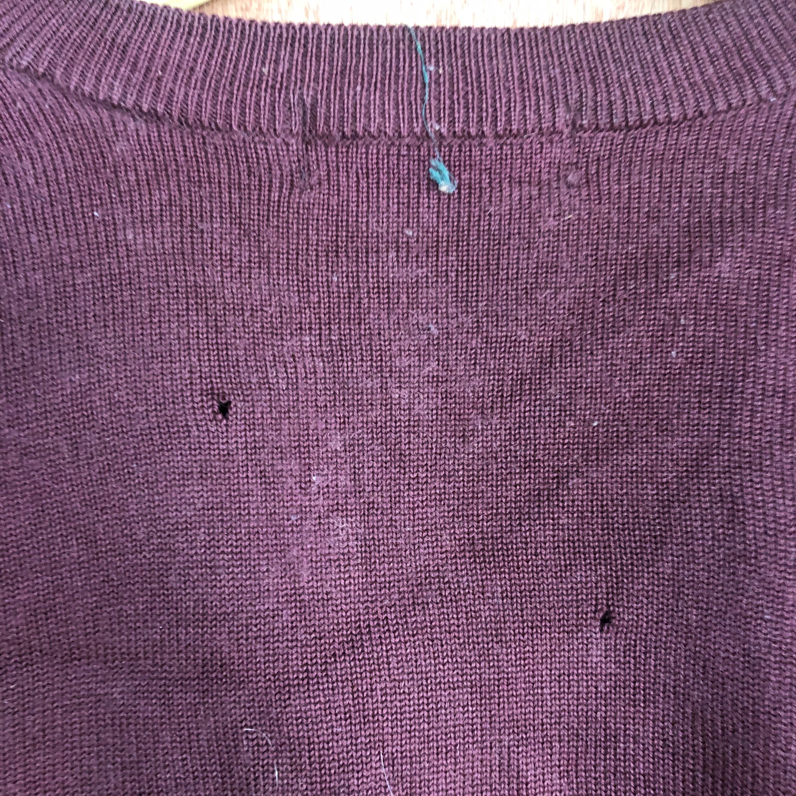 Golden Bear × Homespun Knitwear × Vintage DLL Golden Bear Maroon Knitwear vintage art #c502 Size US L / EU 52-54 / 3 - 12 Thumbnail