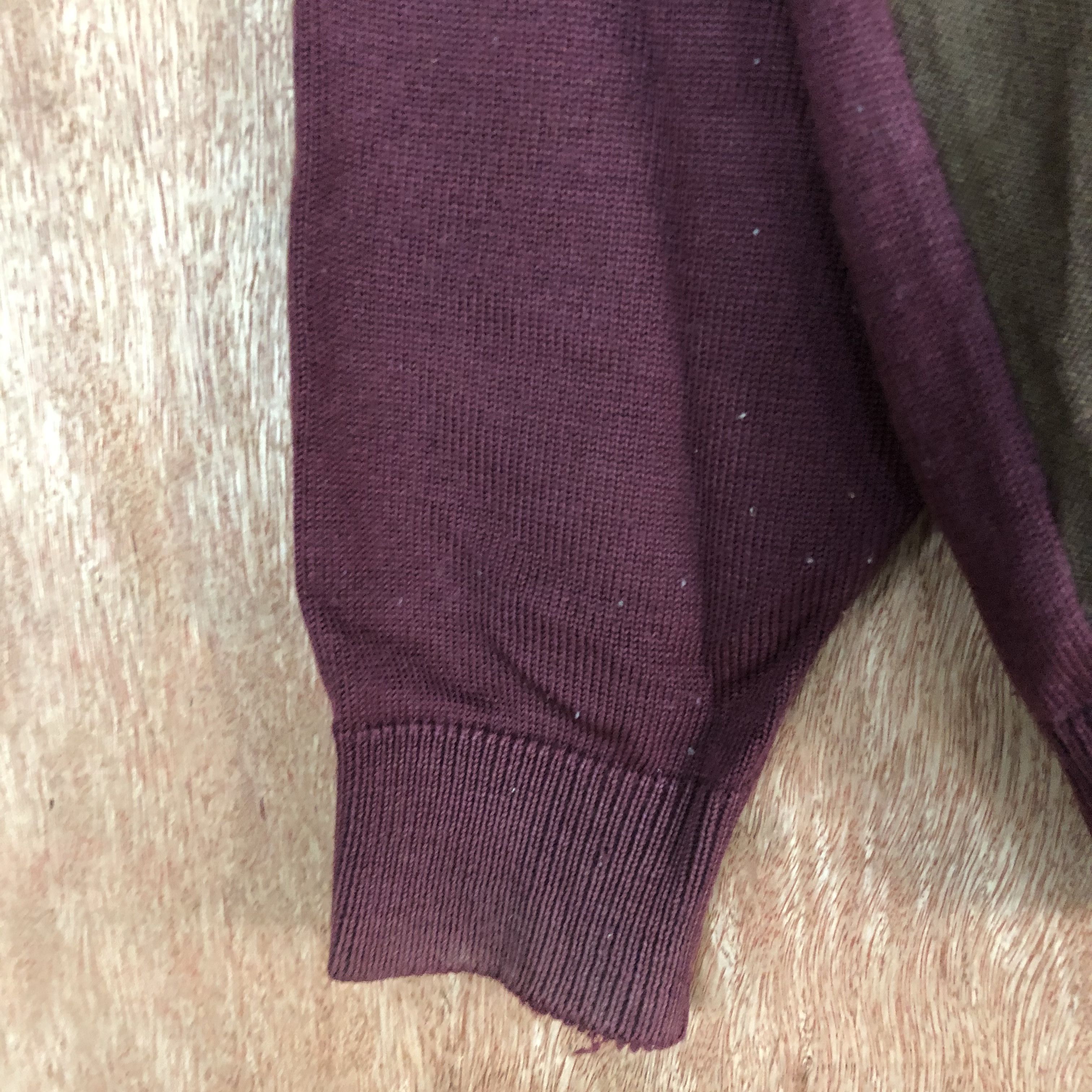 Golden Bear × Homespun Knitwear × Vintage DLL Golden Bear Maroon Knitwear vintage art #c502 Size US L / EU 52-54 / 3 - 6 Thumbnail