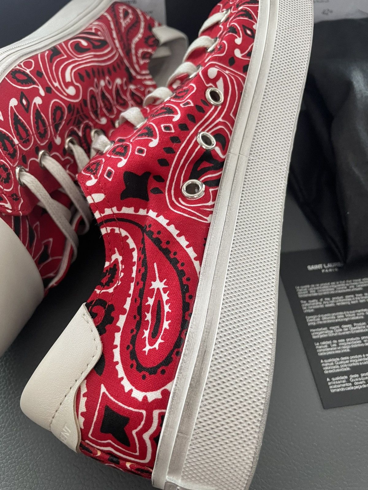 Hedi Slimane × Saint Laurent Paris × Yves Saint Laurent Brand NEW Bedford Saint Laurent Runway Sneakers Size US 11 / EU 44 - 22 Thumbnail