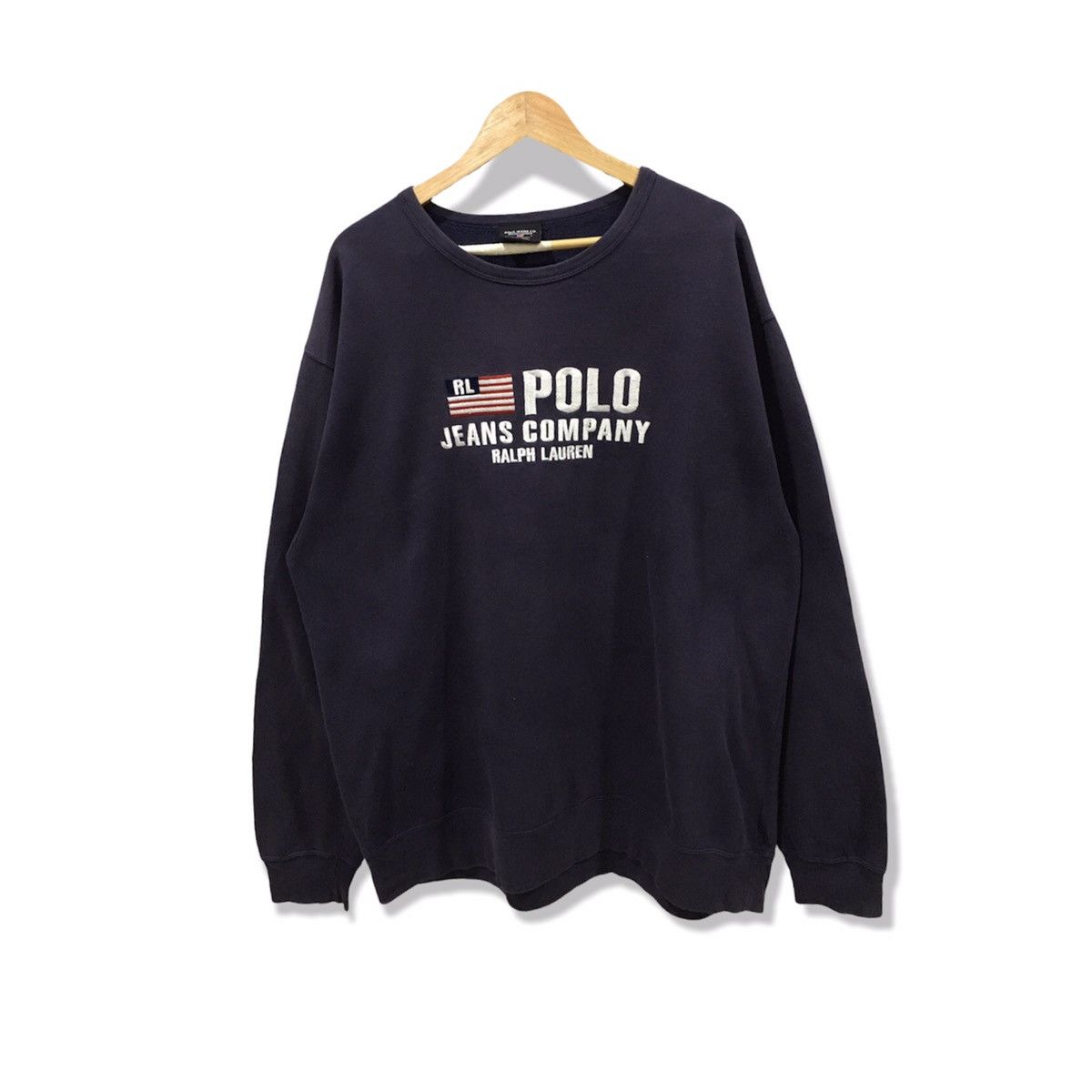 Polo Ralph Lauren × Ralph Lauren × Vintage Ralph lauren vintage america flag stable big logo embroidery Size US XL / EU 56 / 4 - 1 Thumbnail
