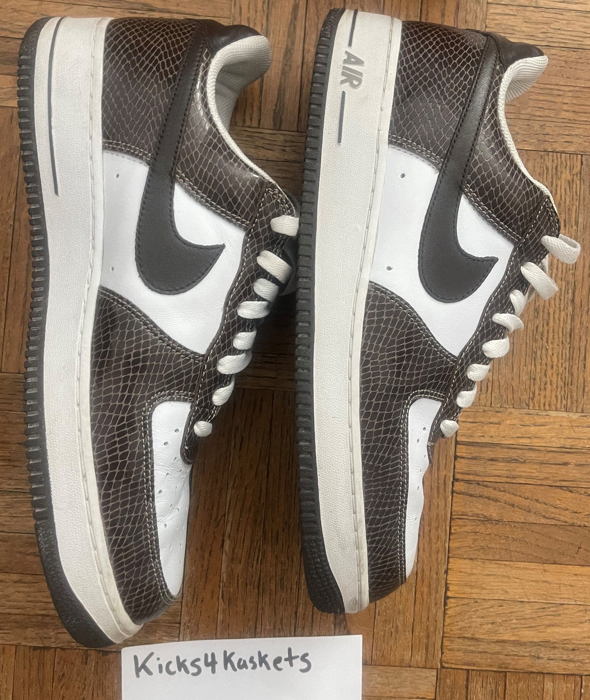 Nike Air Force Low Snakeskin Baroque Brown - Main Image