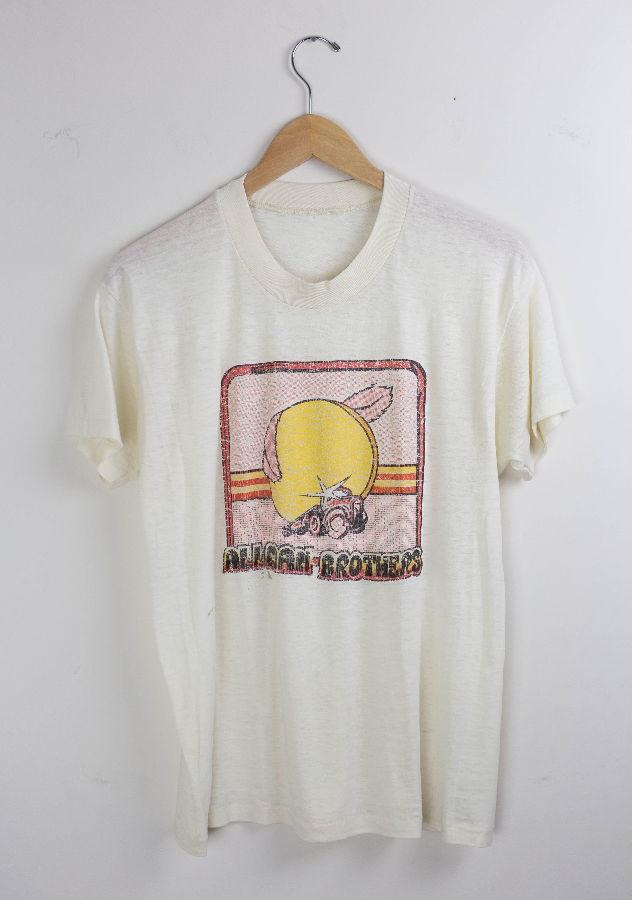 Vintage Vtg 70's Allman Brothers Peach T Shirt | Grailed