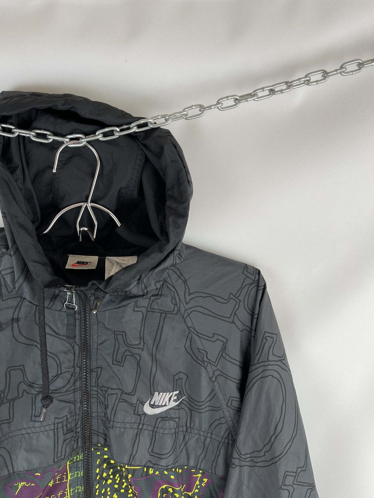 Nike Nike vintage 90s sport & fitness full zip printed jacket Size US S / EU 44-46 / 1 - 4 Thumbnail