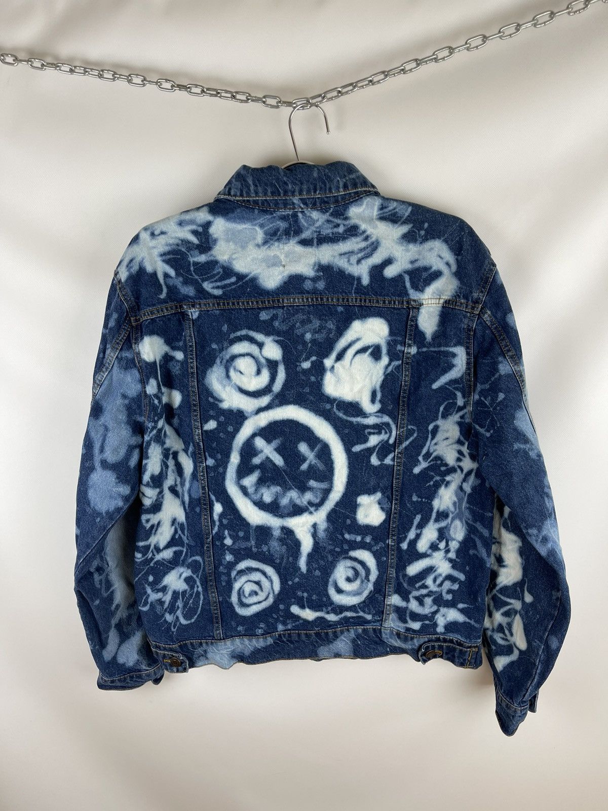 Other Primark Printed blink 182 style denim jacket bleach Size US XL / EU 56 / 4 - 1 Thumbnail