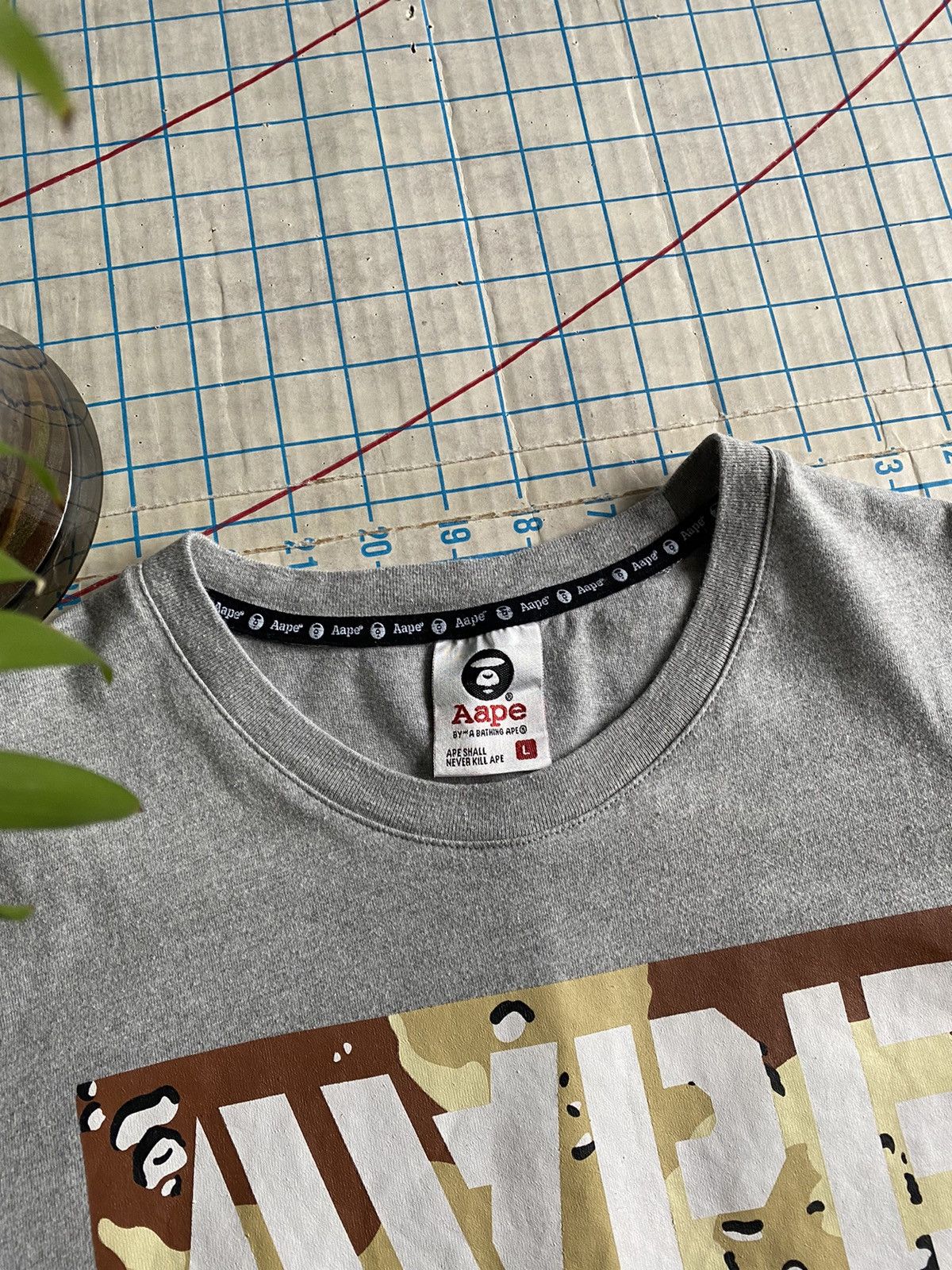 Aape Aape Graphic Tee The Aape Universe Grey Fits Small Size US S / EU 44-46 / 1 - 6 Thumbnail