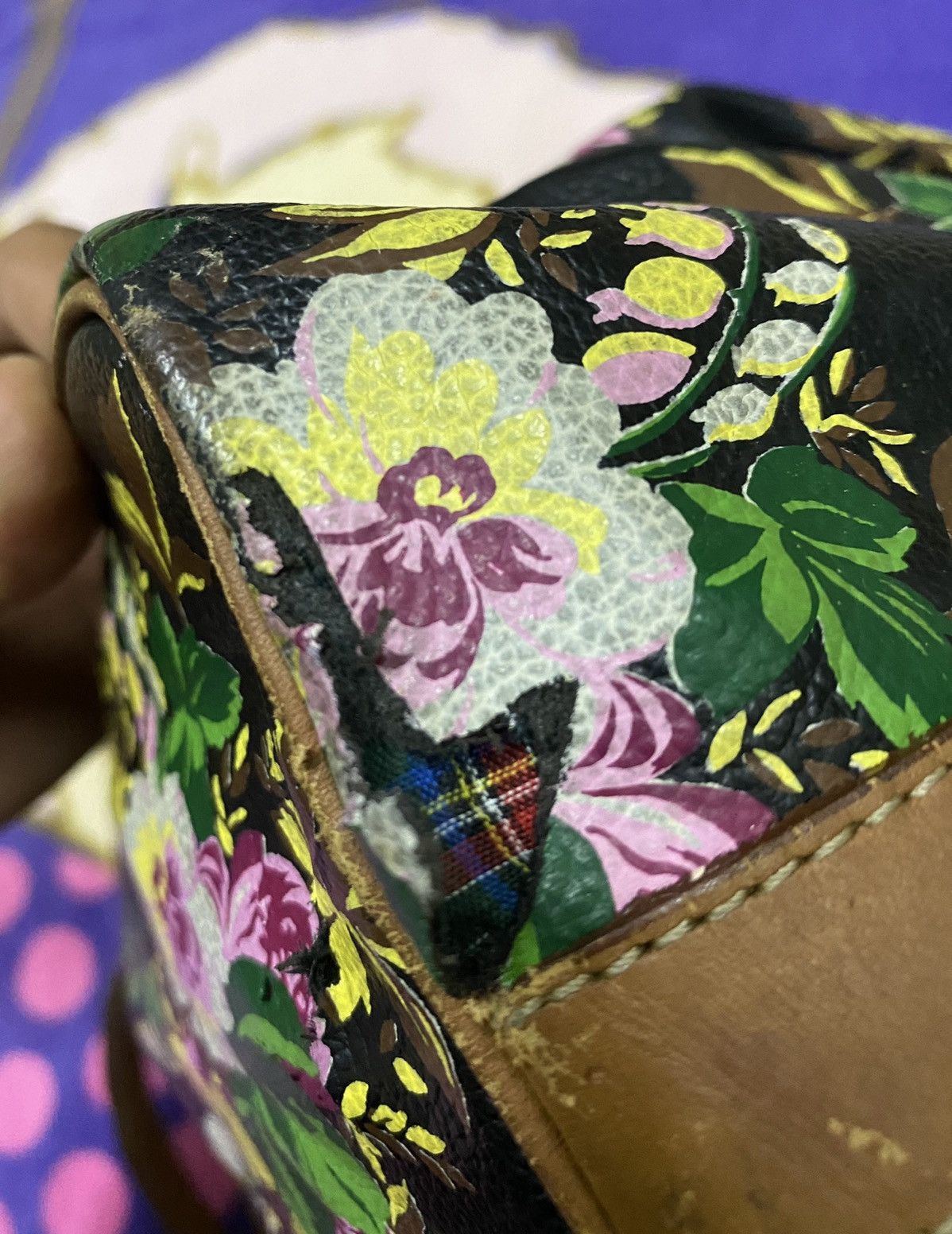 Designer × Kenzo KENZO Paris Flora Handbag x Rare x Nice Design Size ONE SIZE - 18 Thumbnail