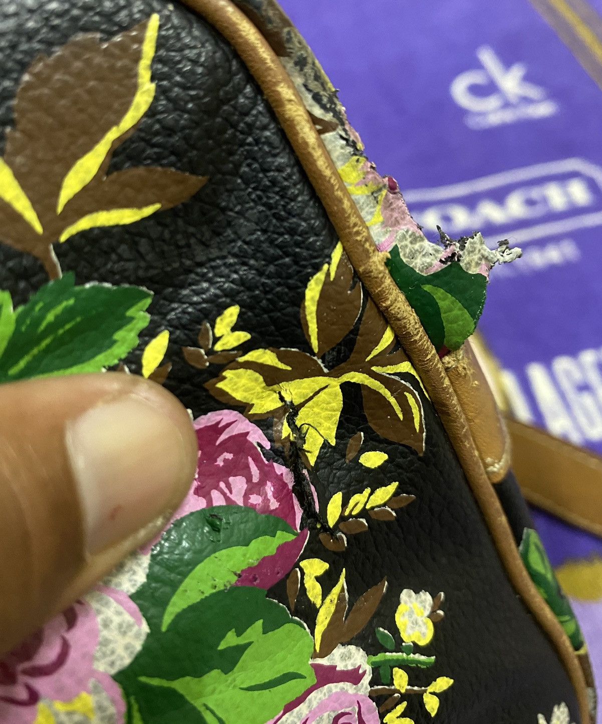 Designer × Kenzo KENZO Paris Flora Handbag x Rare x Nice Design Size ONE SIZE - 17 Thumbnail