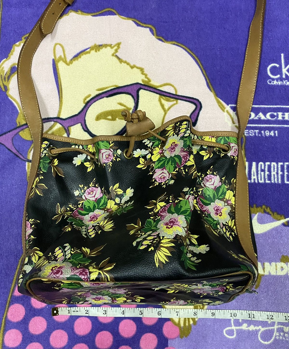 Designer × Kenzo KENZO Paris Flora Handbag x Rare x Nice Design Size ONE SIZE - 12 Thumbnail