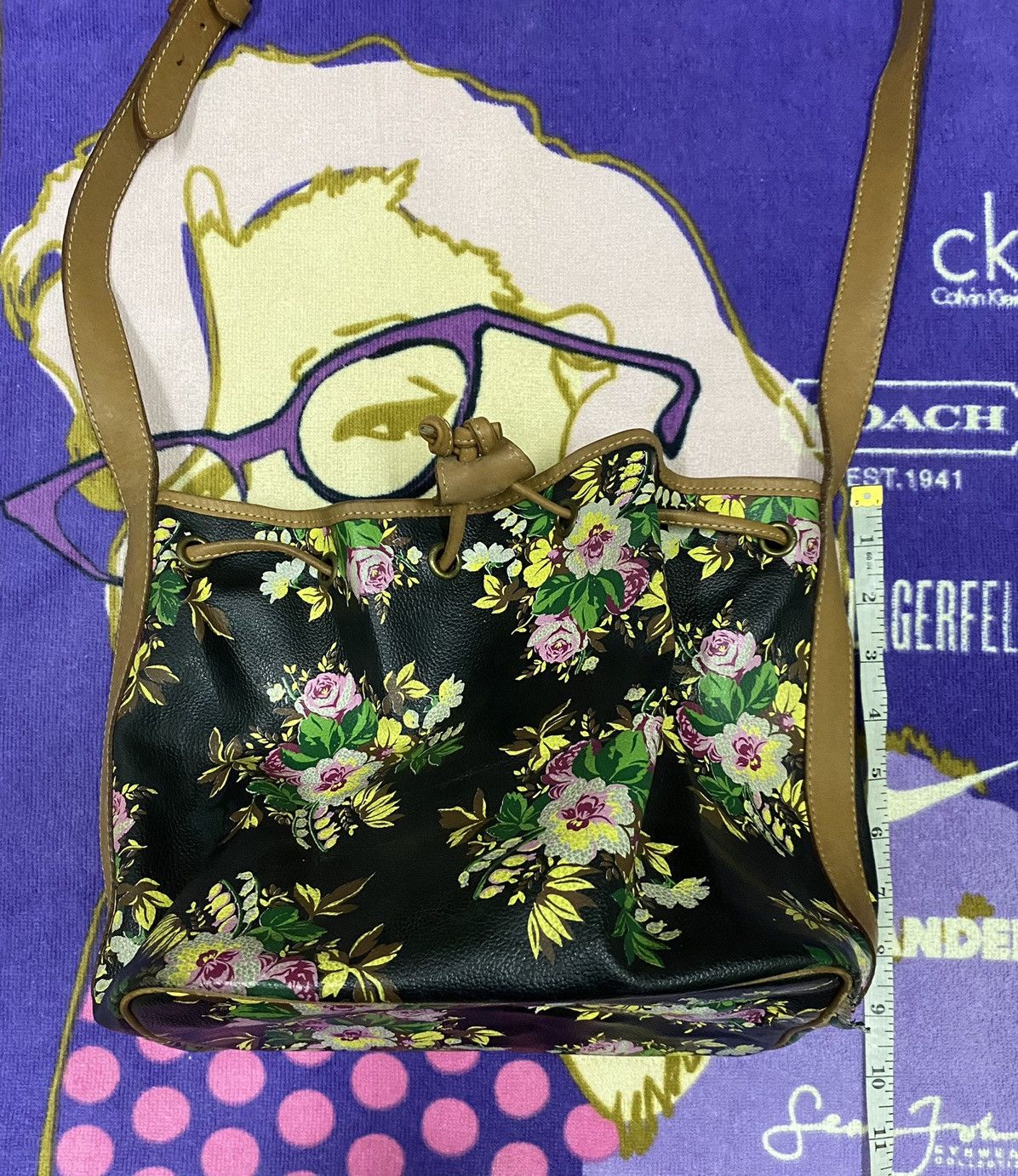 Designer × Kenzo KENZO Paris Flora Handbag x Rare x Nice Design Size ONE SIZE - 13 Thumbnail