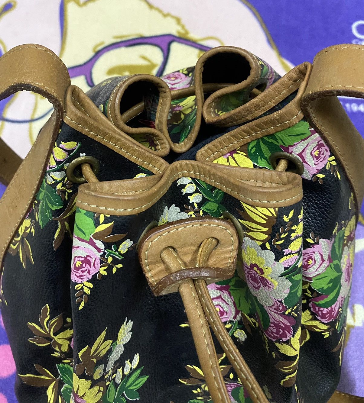 Designer × Kenzo KENZO Paris Flora Handbag x Rare x Nice Design Size ONE SIZE - 6 Thumbnail