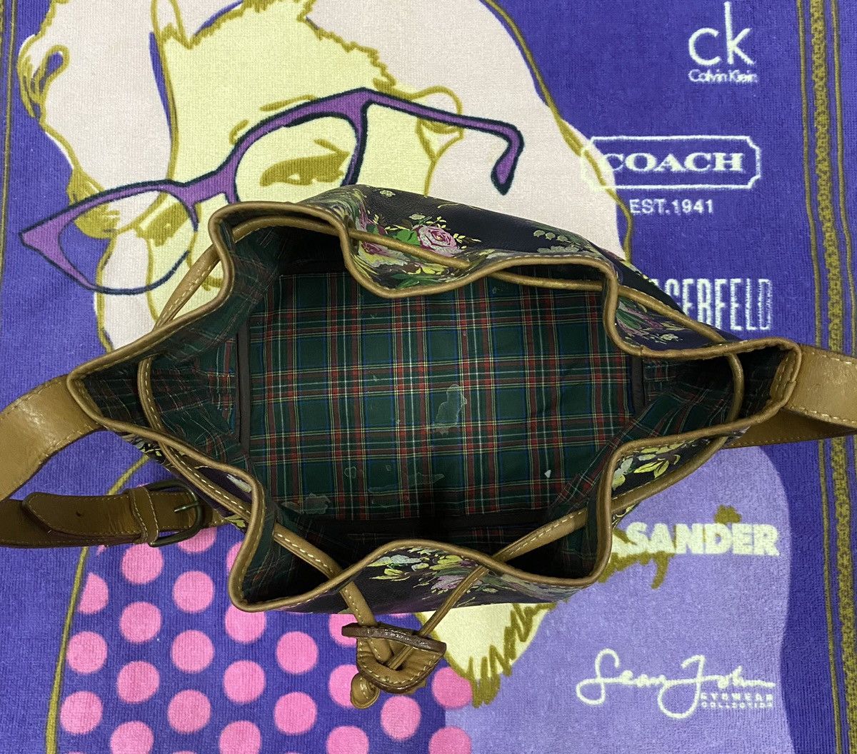 Designer × Kenzo KENZO Paris Flora Handbag x Rare x Nice Design Size ONE SIZE - 8 Thumbnail