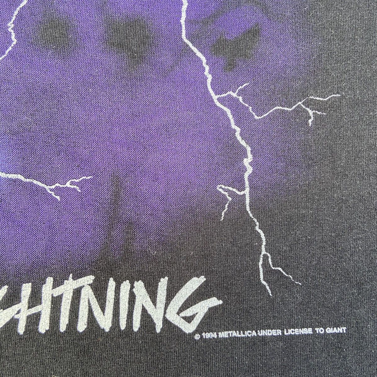 Giant 1984 ARCHIVE VINTAGE RIDE THE LIGHTING METALLICA FADED TEE Size US L / EU 52-54 / 3 - 5 Thumbnail