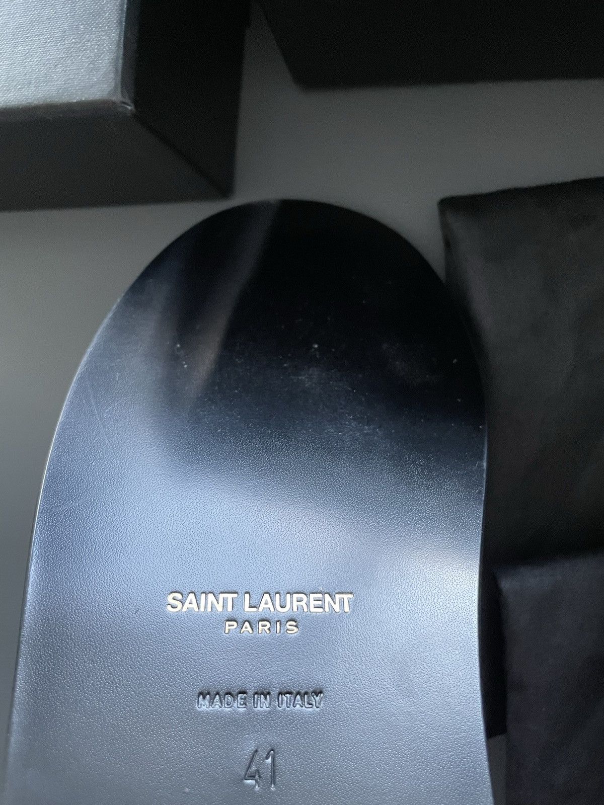 Saint Laurent Paris Rare Limited Edition Runway Saint Laurent Sandal Slides Size US 8 / EU 41 - 7 Thumbnail