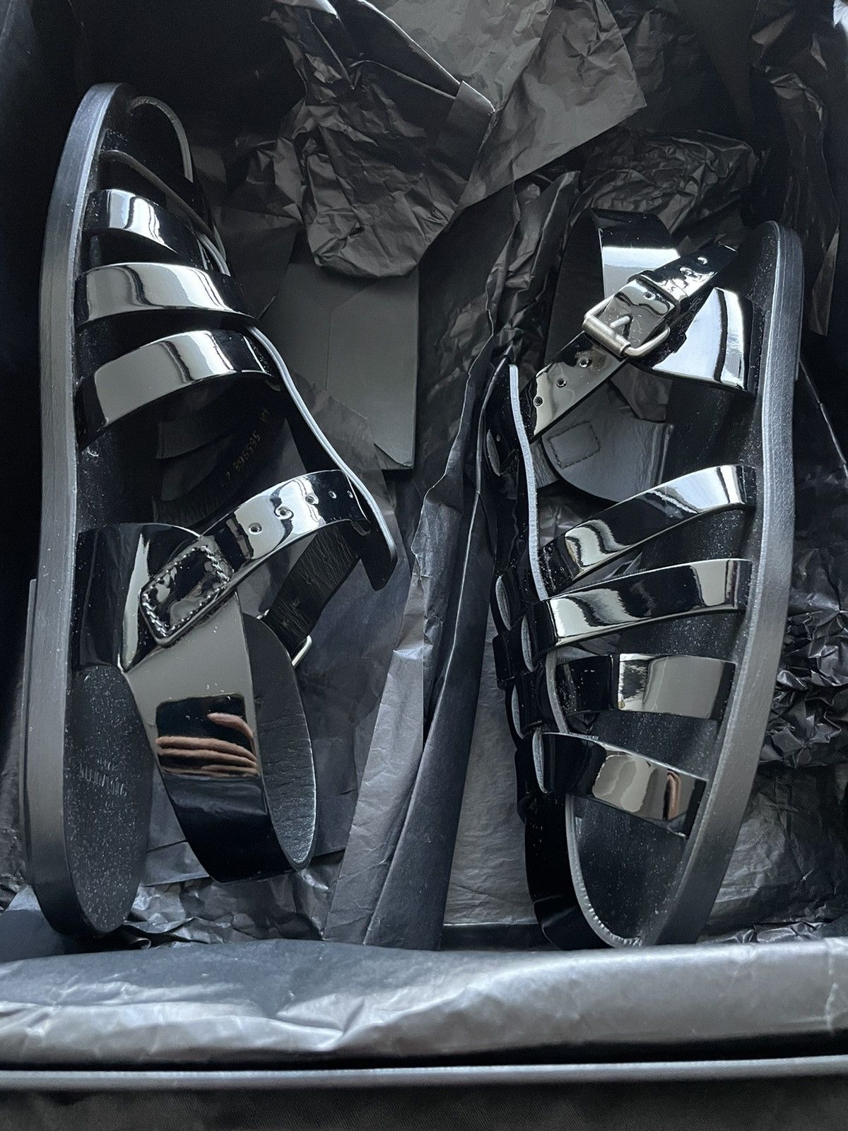 Saint Laurent Paris Rare Limited Edition Runway Saint Laurent Sandal Slides Size US 8 / EU 41 - 12 Thumbnail