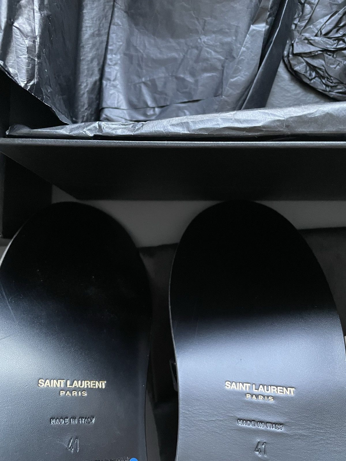 Saint Laurent Paris Rare Limited Edition Runway Saint Laurent Sandal Slides Size US 8 / EU 41 - 6 Thumbnail