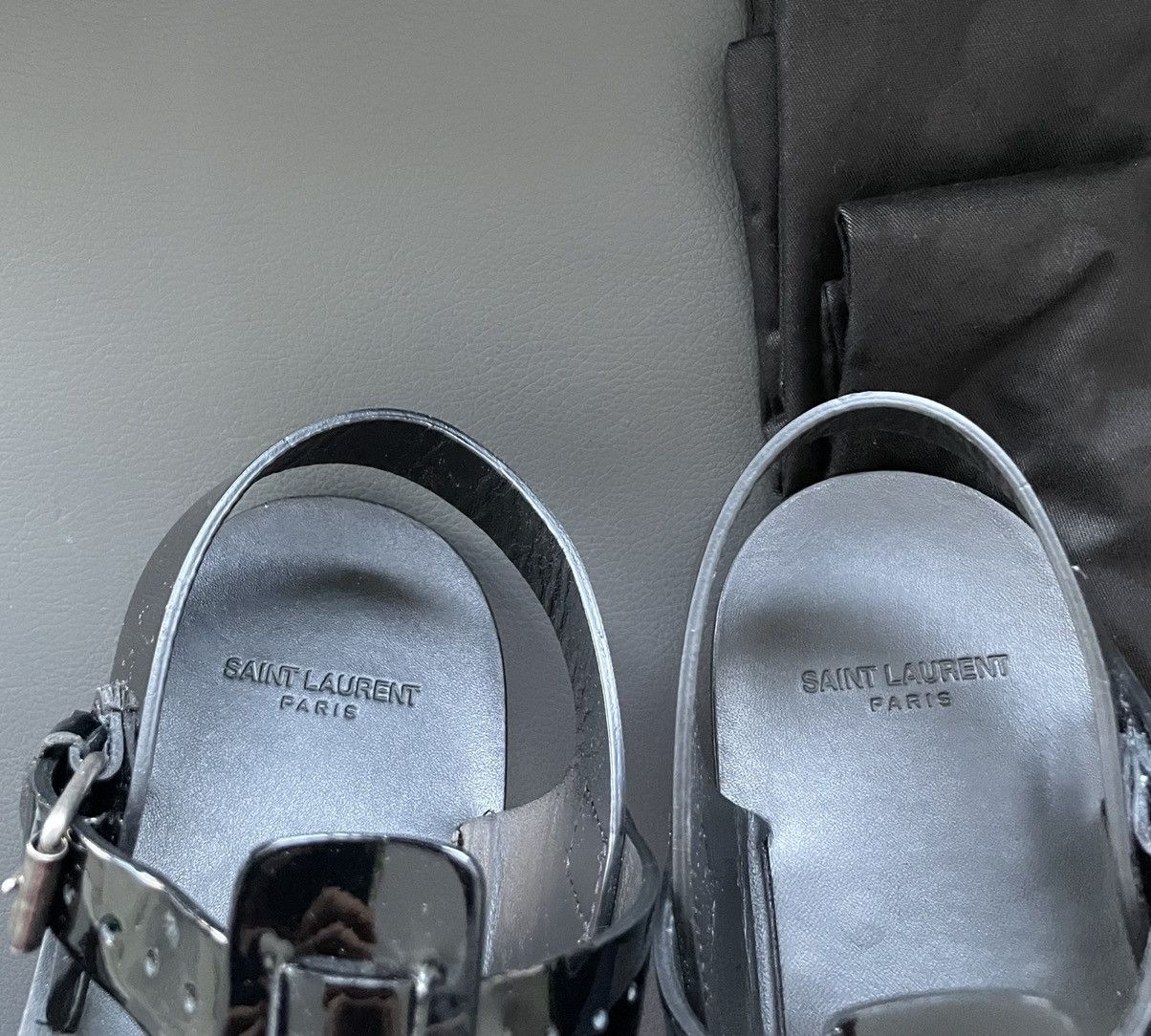 Saint Laurent Paris Rare Limited Edition Runway Saint Laurent Sandal Slides Size US 8 / EU 41 - 8 Thumbnail