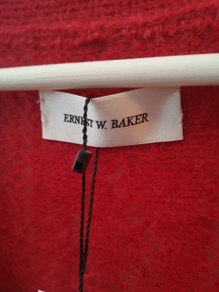 Ernest W. Baker Ernest W Baker Red Mohair Cardigan Size US M / EU 48-50 / 2 - 4 Thumbnail